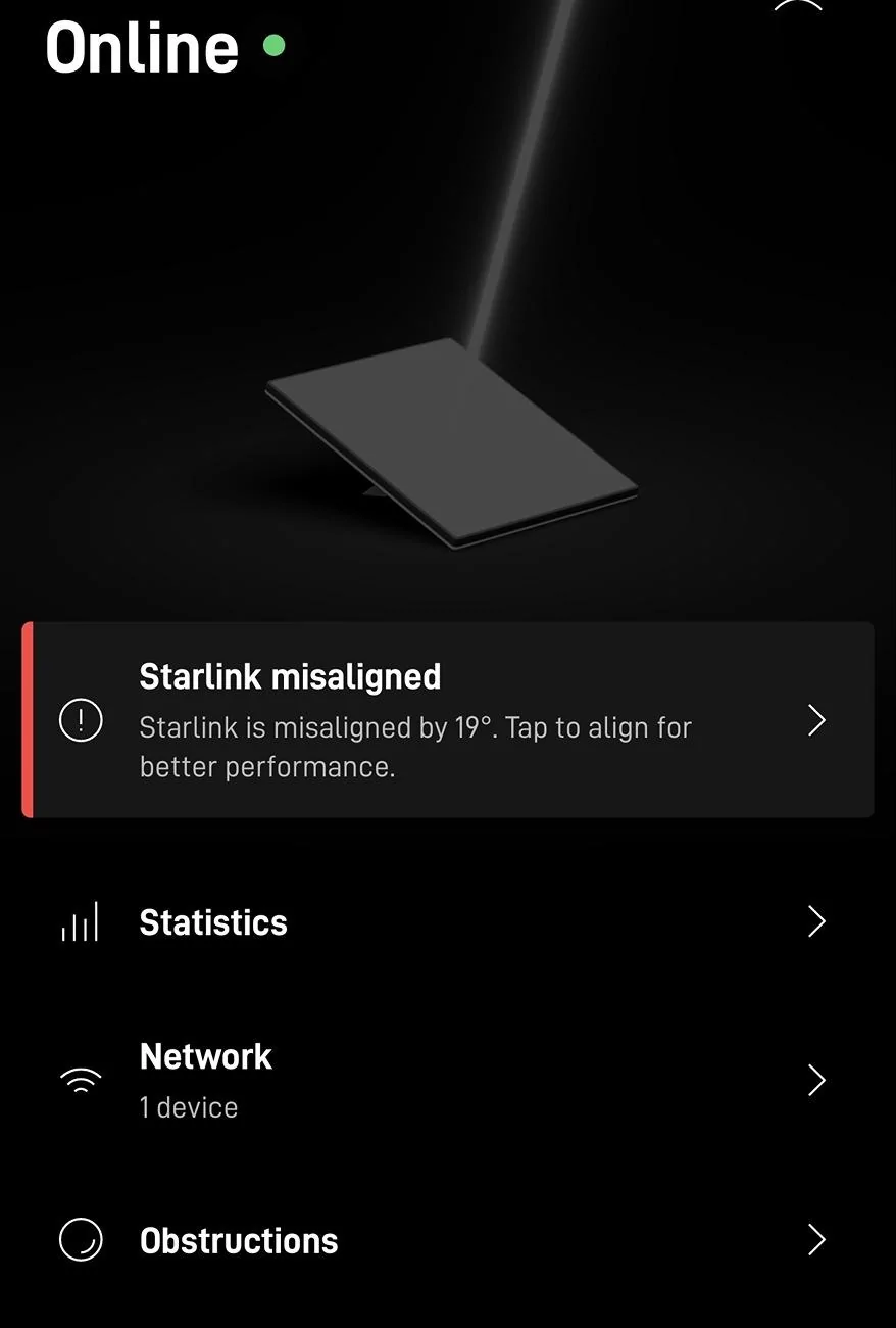 Ford Bronco Update:Starlink Mini review (speed test & mounting options) , In motion supported! Screenshot_2024-07-11-10-25-28-814_com.starlink.mobile-edit