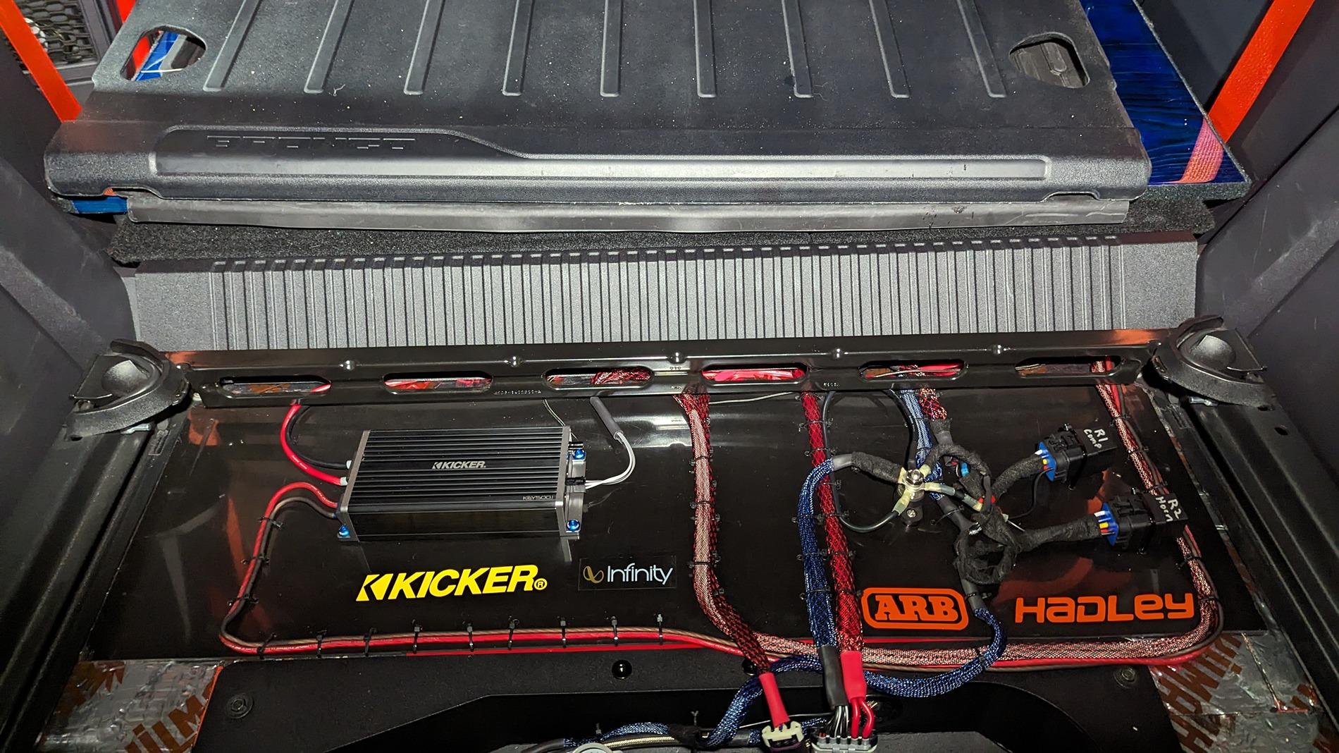 Ford Bronco Installed slide out tailgate and Broaddict tailgate table PXL_20240311_011040910