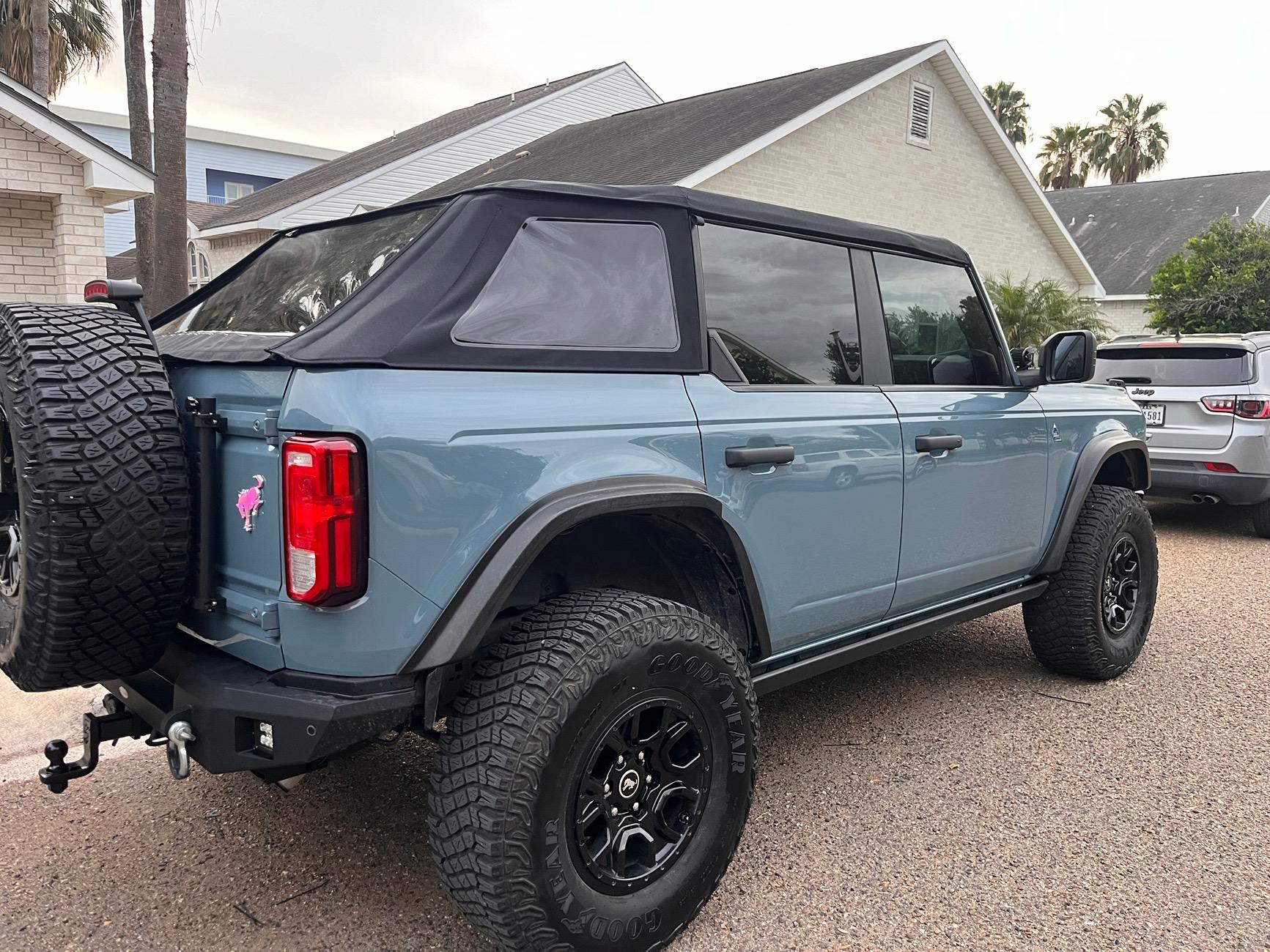 Ford Bronco Rampage fast back install IMG_9062