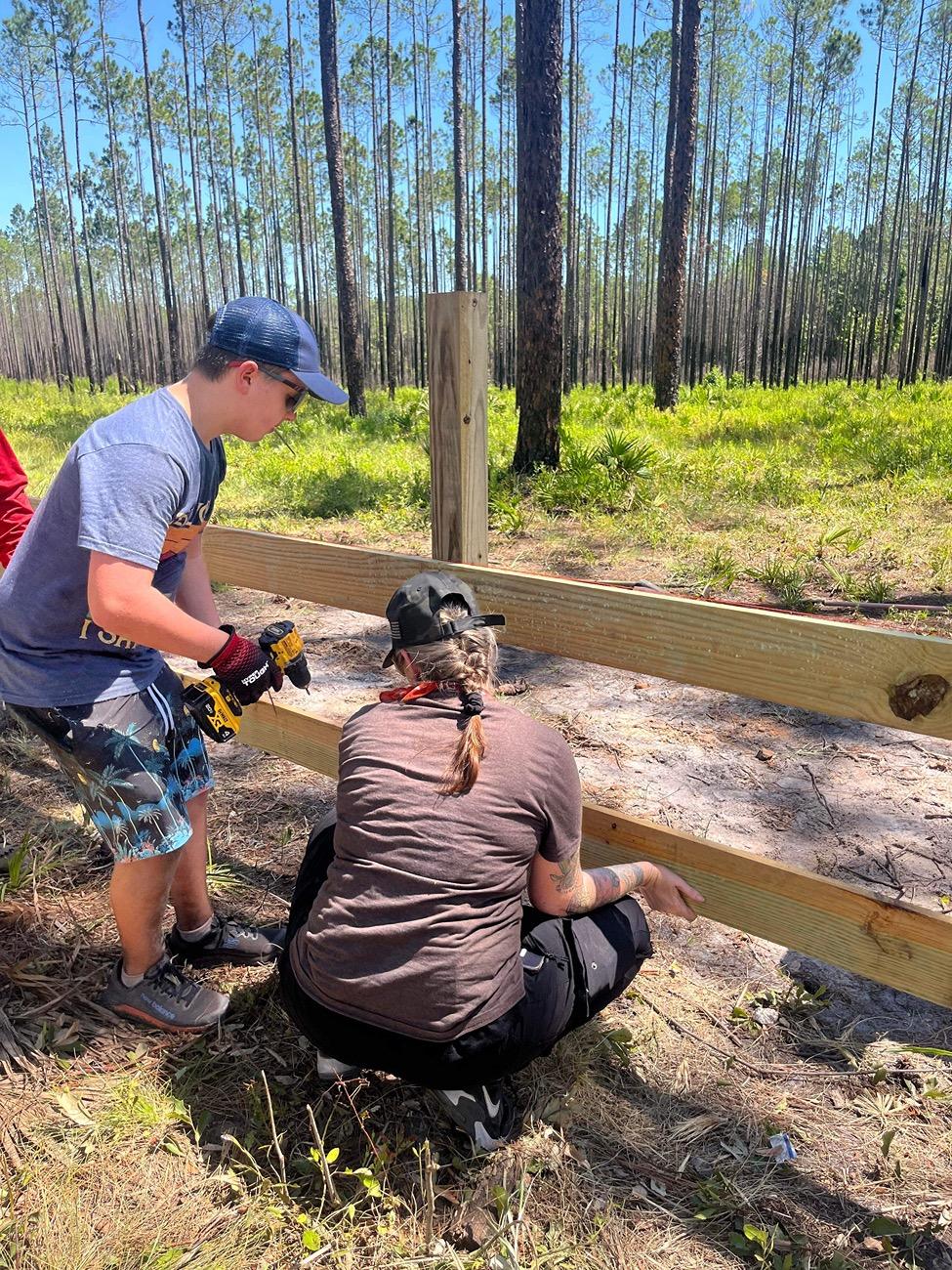 Ford Bronco Building fences: Blazing Heat and Hard Work: A Day with Tread Lightly! at Osceola National Forest IMG_7183