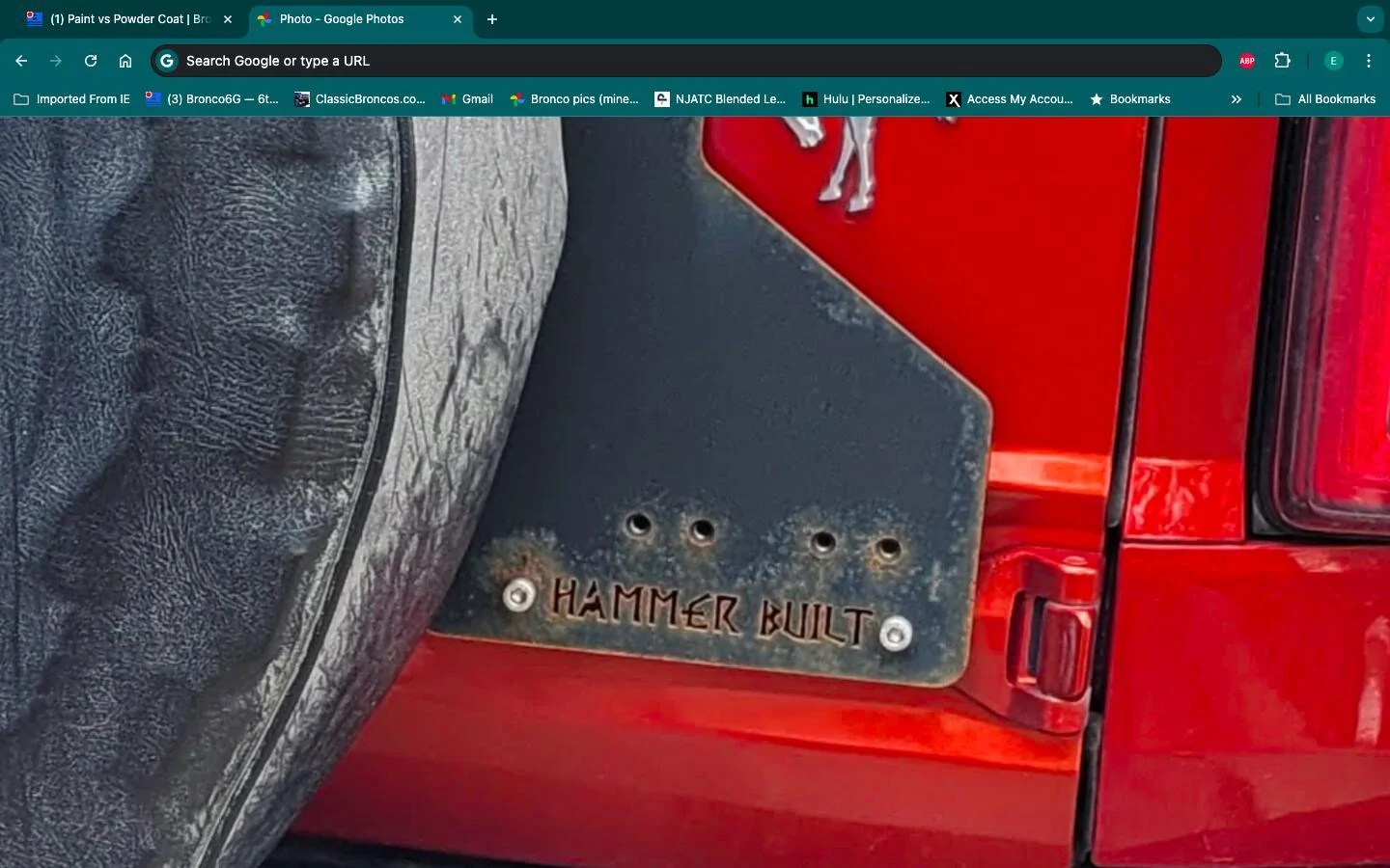 Ford Bronco Paint vs Powder Coat Screen Shot 2024-07-13 at 11.43.19 AM