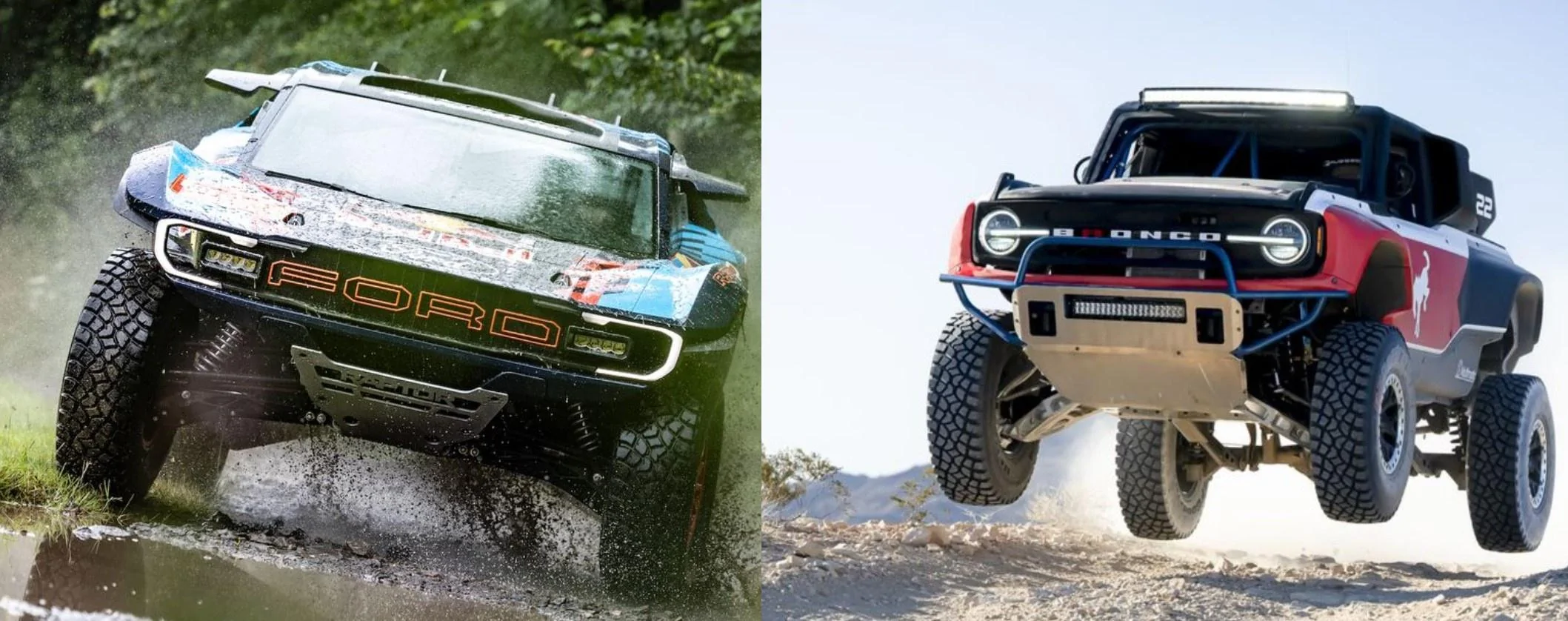 Ford Bronco Dakar Rally vs Desert Racer eu3TX6q