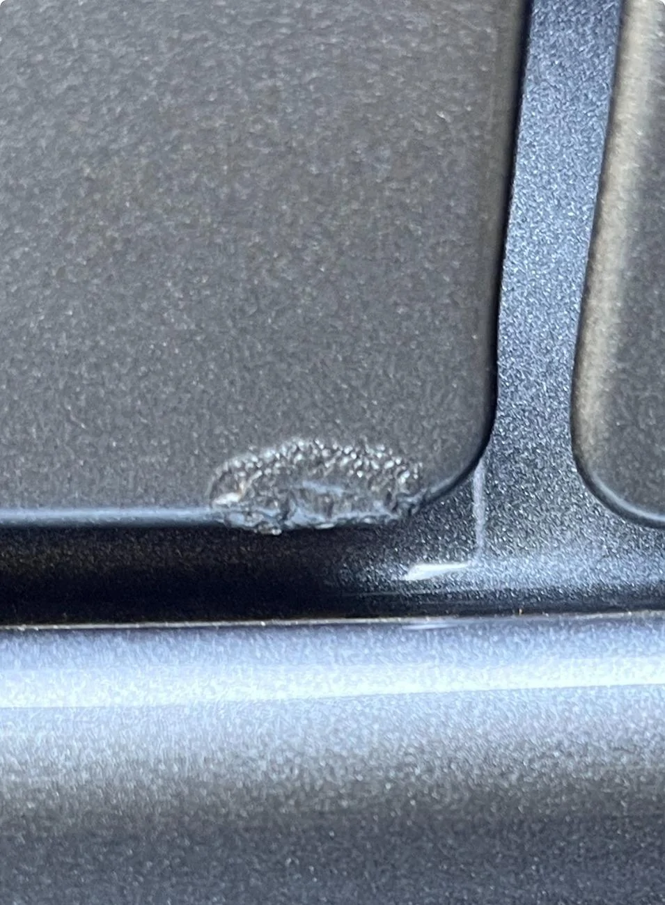Ford Bronco Paint issue on door bottom IMG_6487