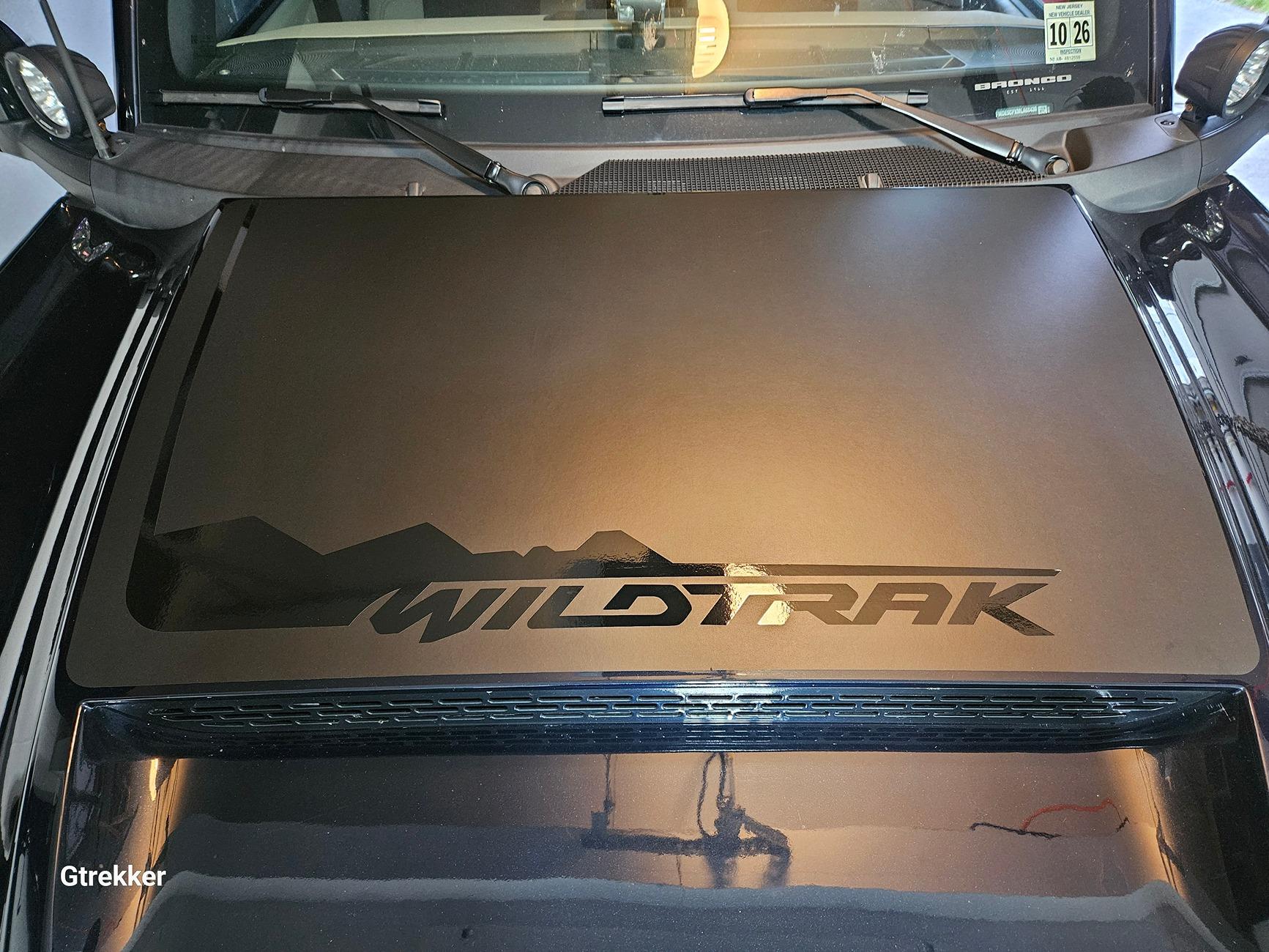 Ford Bronco Wildtrak Ram Air Hood Graphic Installed 20240629_184503