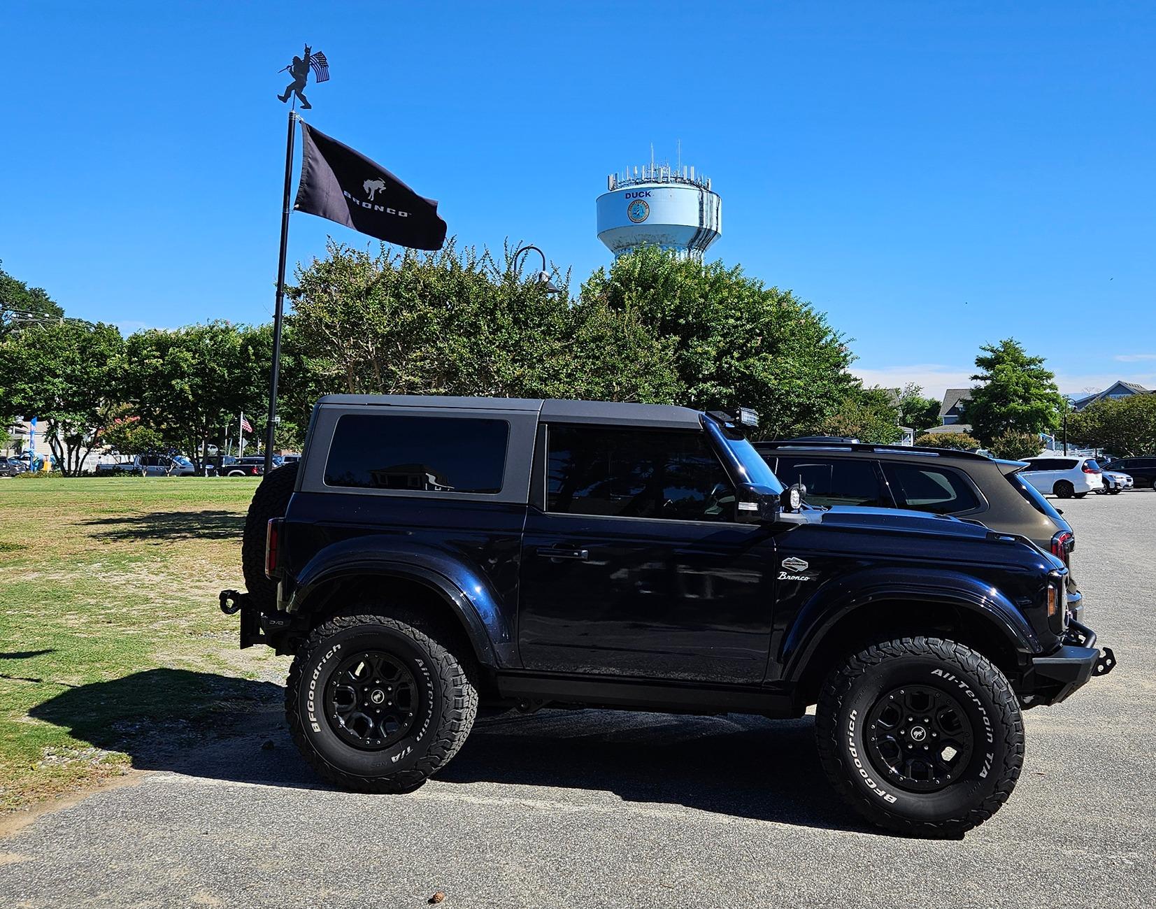 Ford Bronco Wildtrak Ram Air Hood Graphic Installed 20240701_164235