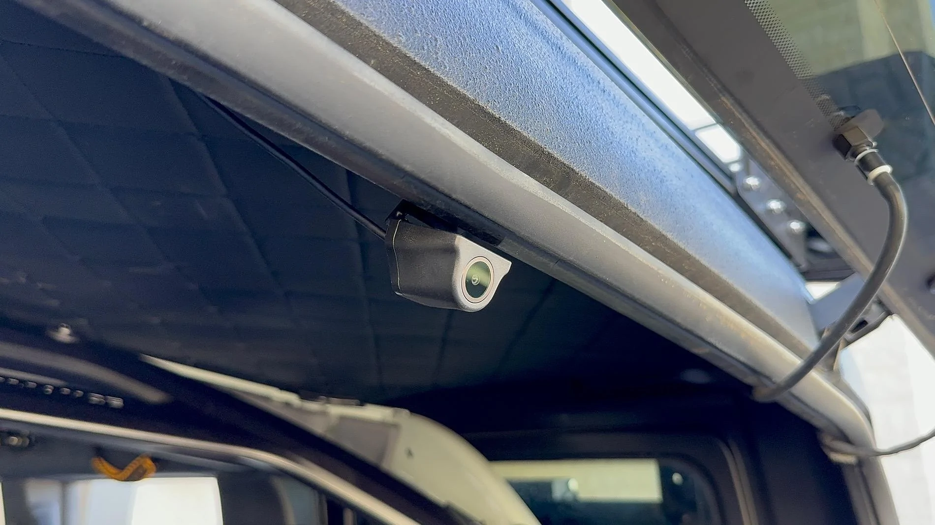 Ford Bronco Wolfbox g900 mirror dash cam with off road video - install and review IMG_1400