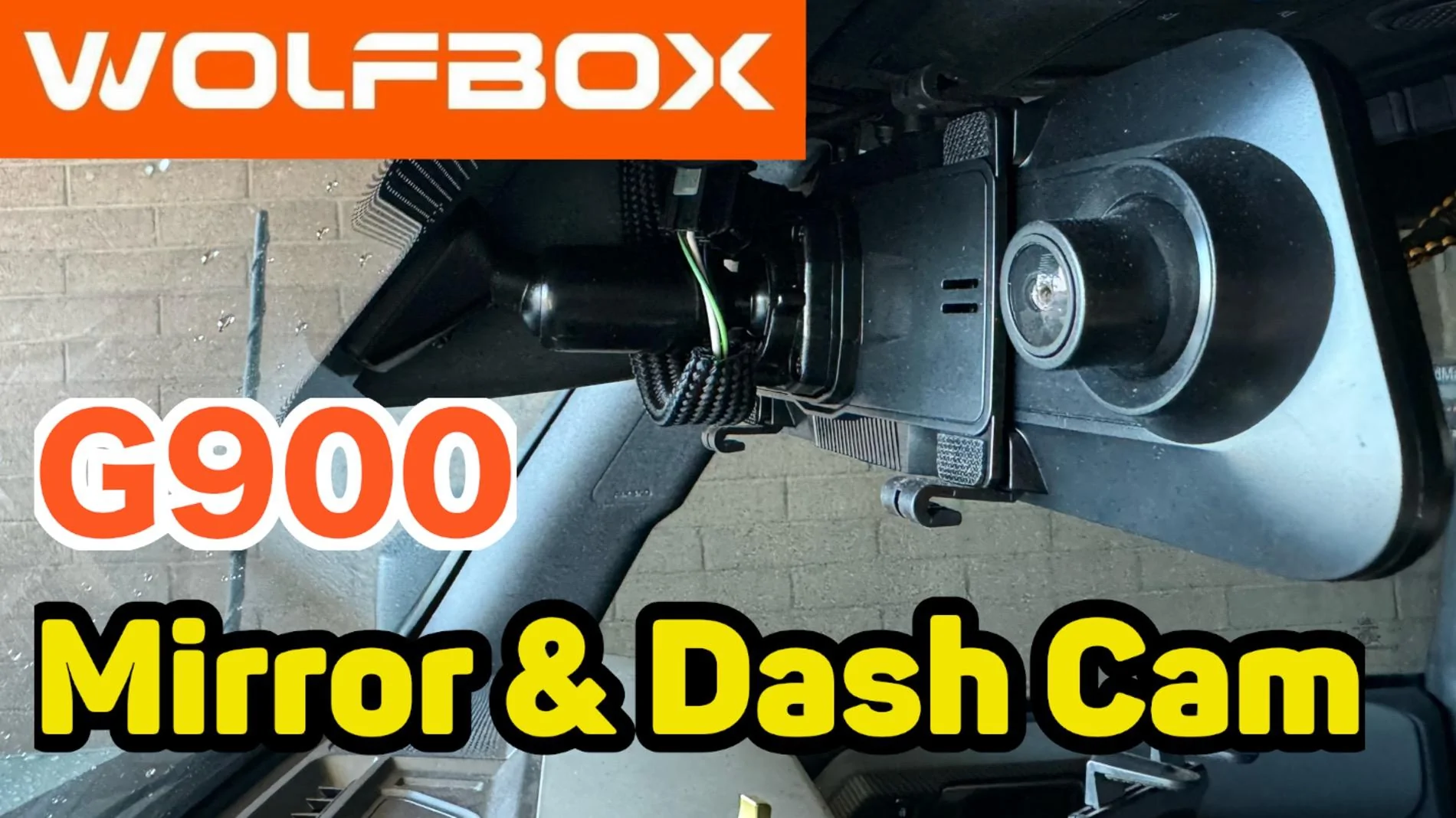 Ford Bronco Wolfbox g900 mirror dash cam with off road video - install and review IMG_2265