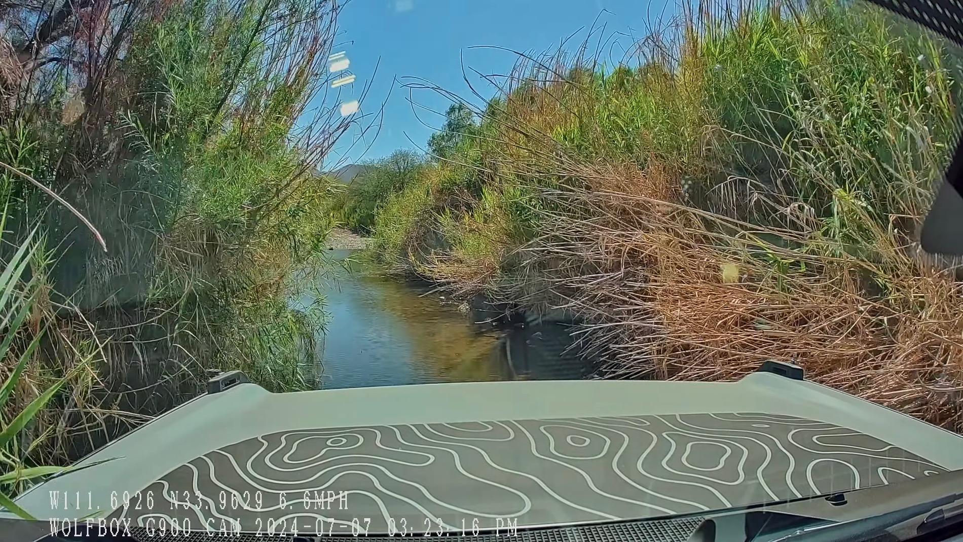 Ford Bronco Wolfbox g900 mirror dash cam with off road video - install and review IMG_0160