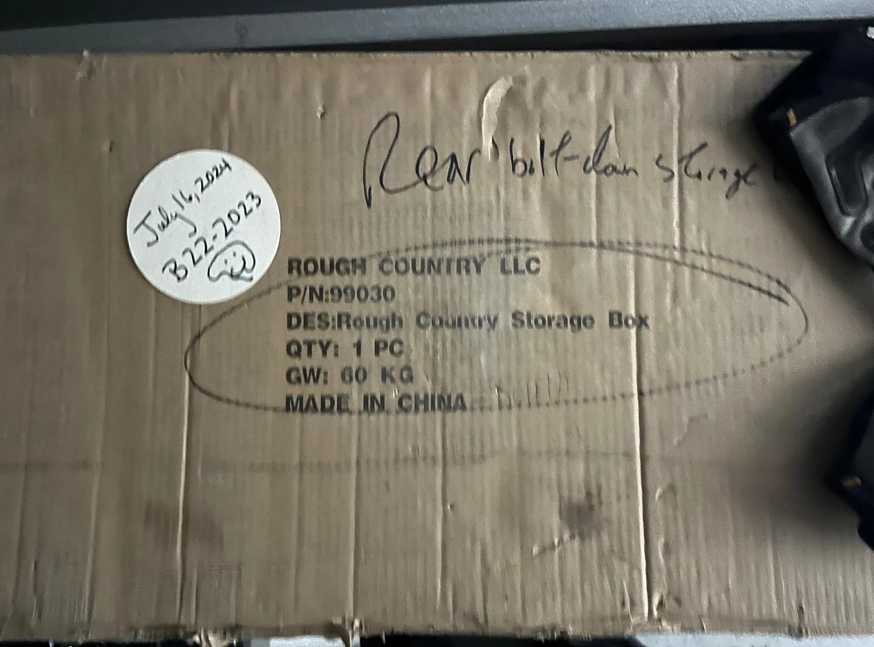 Ford Bronco Rough Country Storage Box IMG_8447