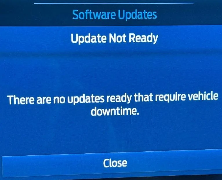 Ford Bronco Software current version check and OTA update issue? Update a