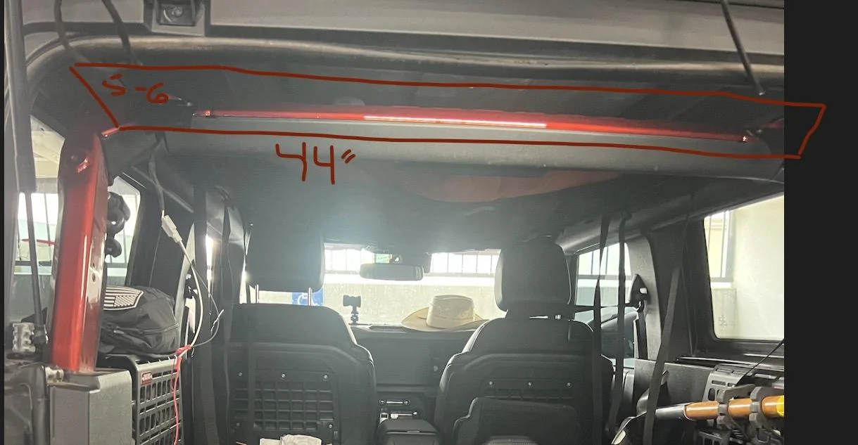 Ford Bronco 2 Door DIY attic tray help. Screenshot 2024-07-17 at 4.30.44 PM