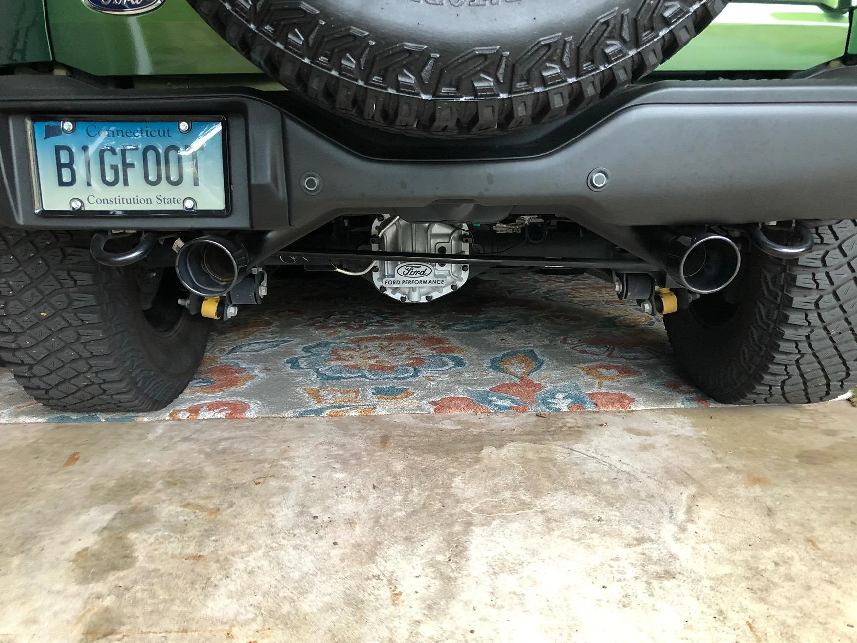 Ford Bronco Ford Performance Rear Differential Cover Installed Impressions IMG_2257