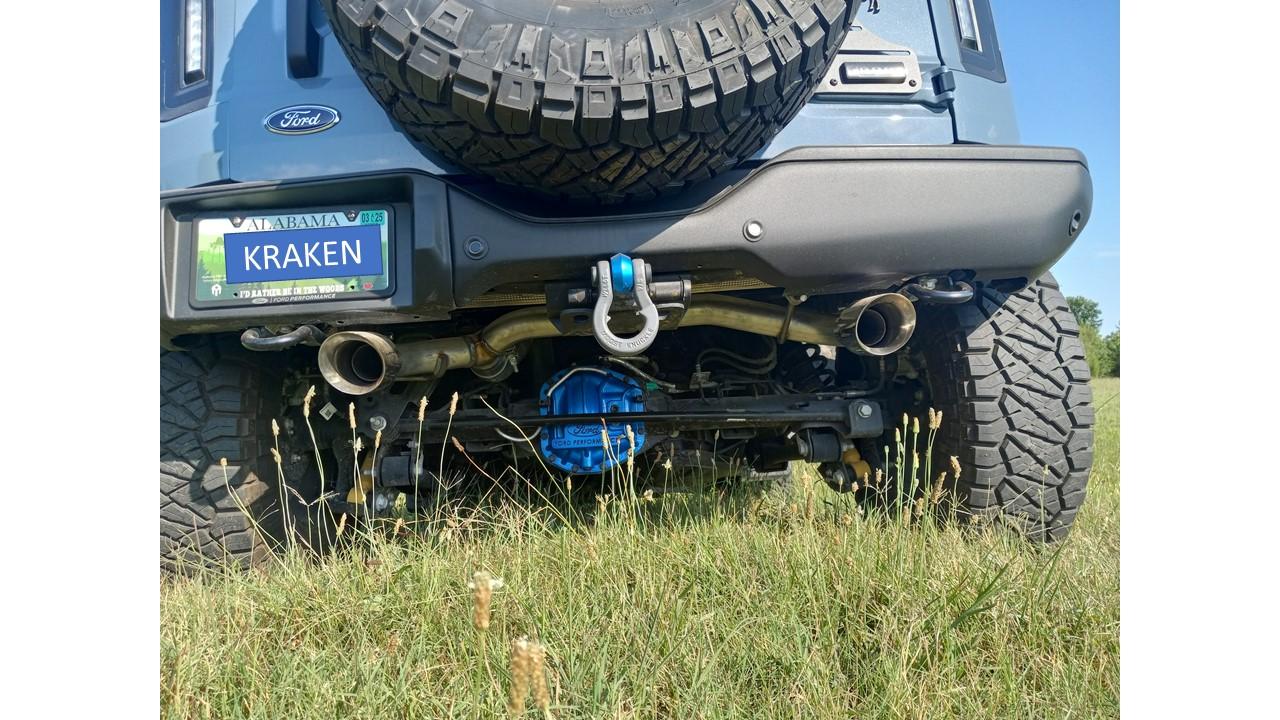 Ford Bronco Ford Performance Rear Differential Cover Installed Impressions UNDER