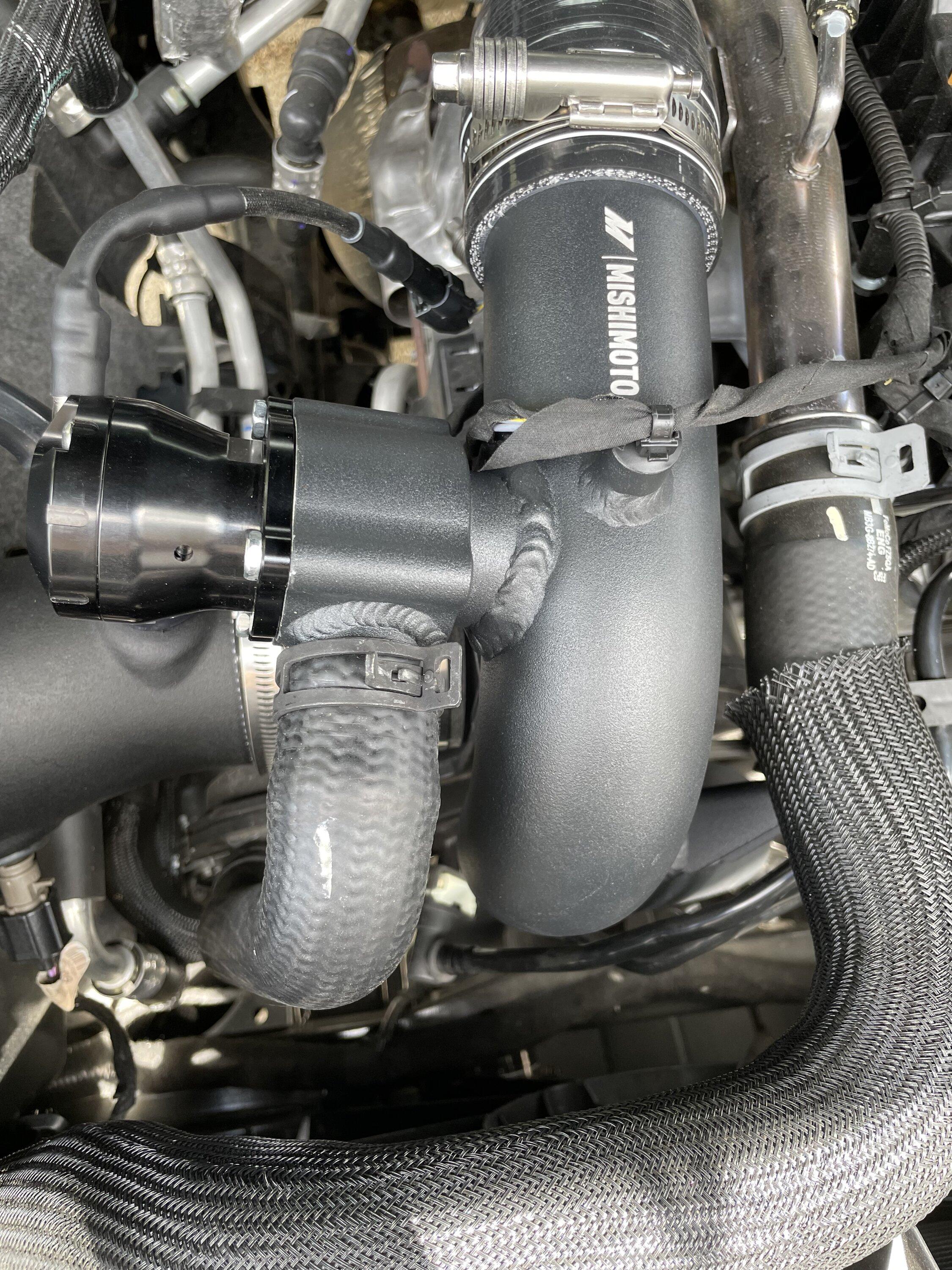 Ford Bronco Installed a Mishimoto Intercooler Today IMG_0390