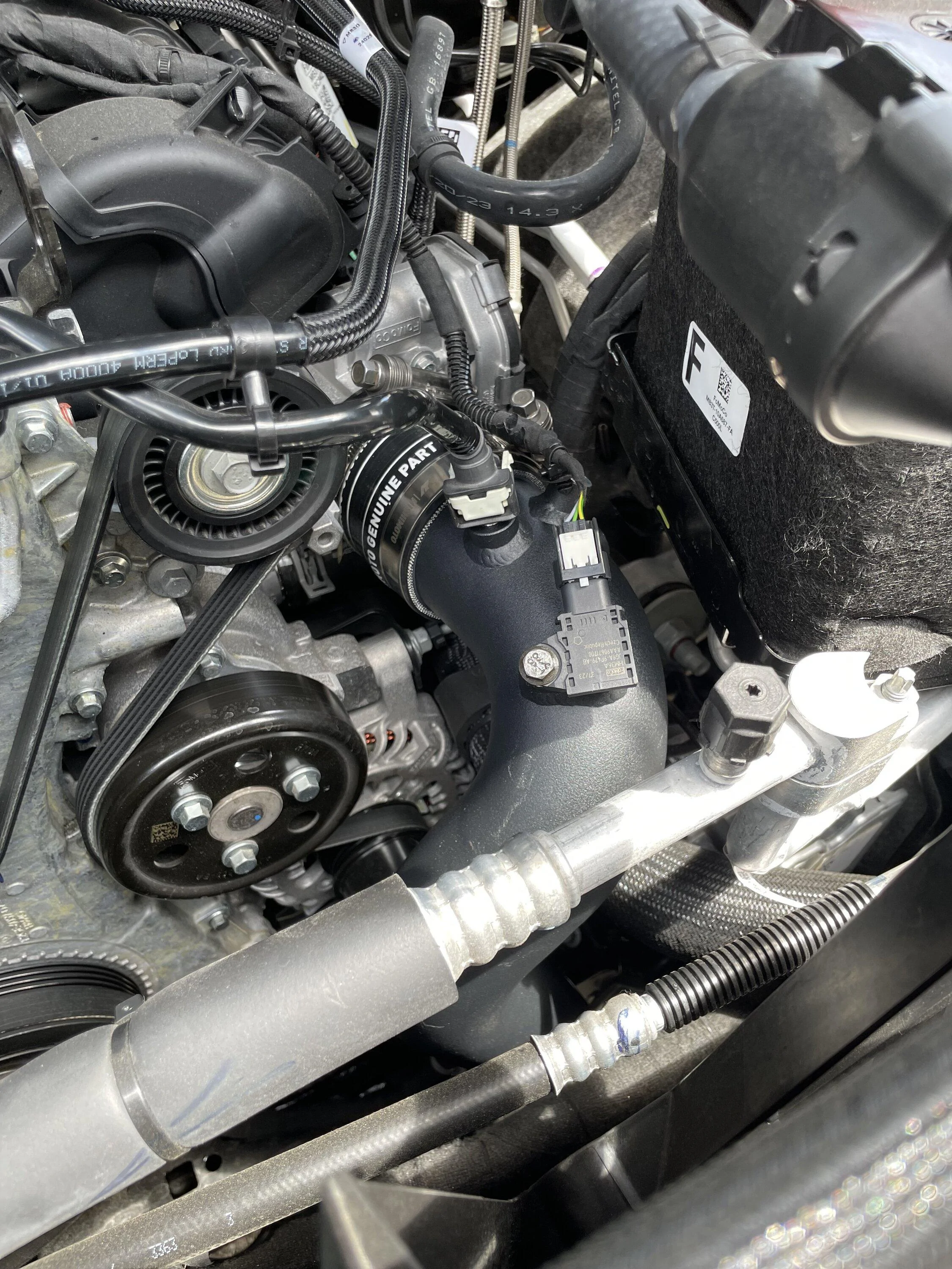 Ford Bronco Installed a Mishimoto Intercooler Today IMG_0391
