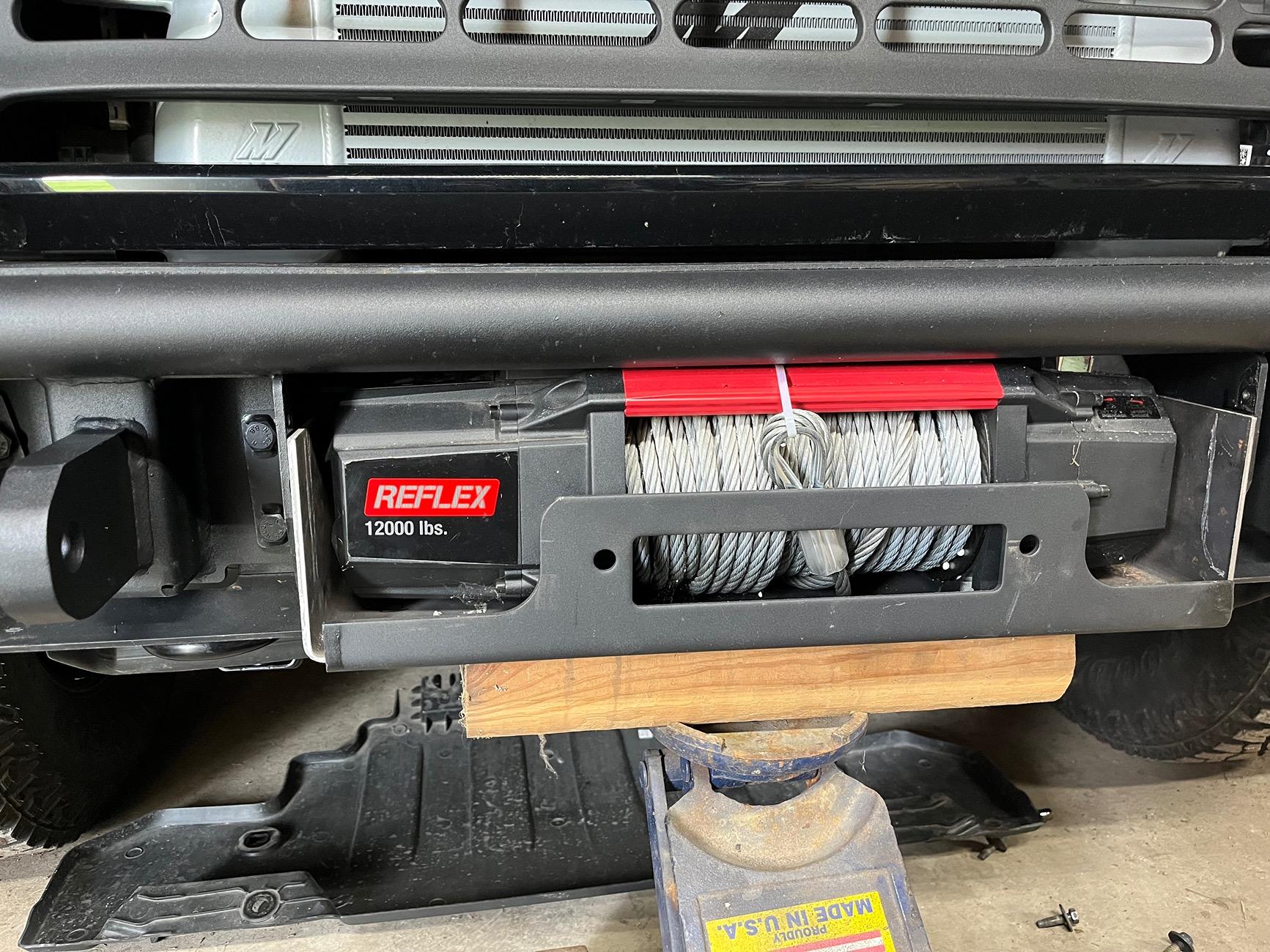 Ford Bronco Installed a Mishimoto Intercooler Today IMG_2502