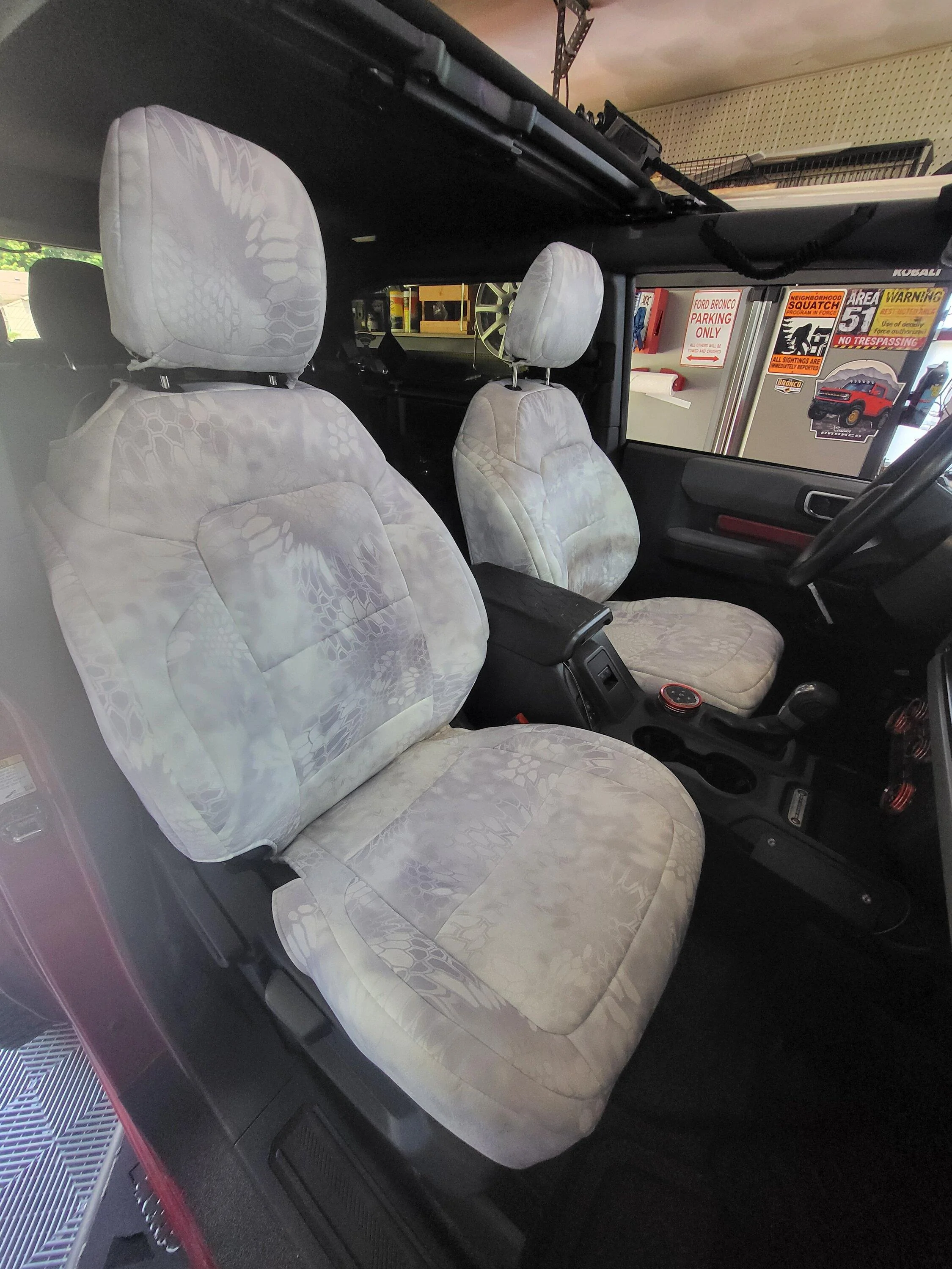 Ford Bronco ShearComfort/Coverking Seatcovers for 2 door Bronco (installed) 20240720_124958