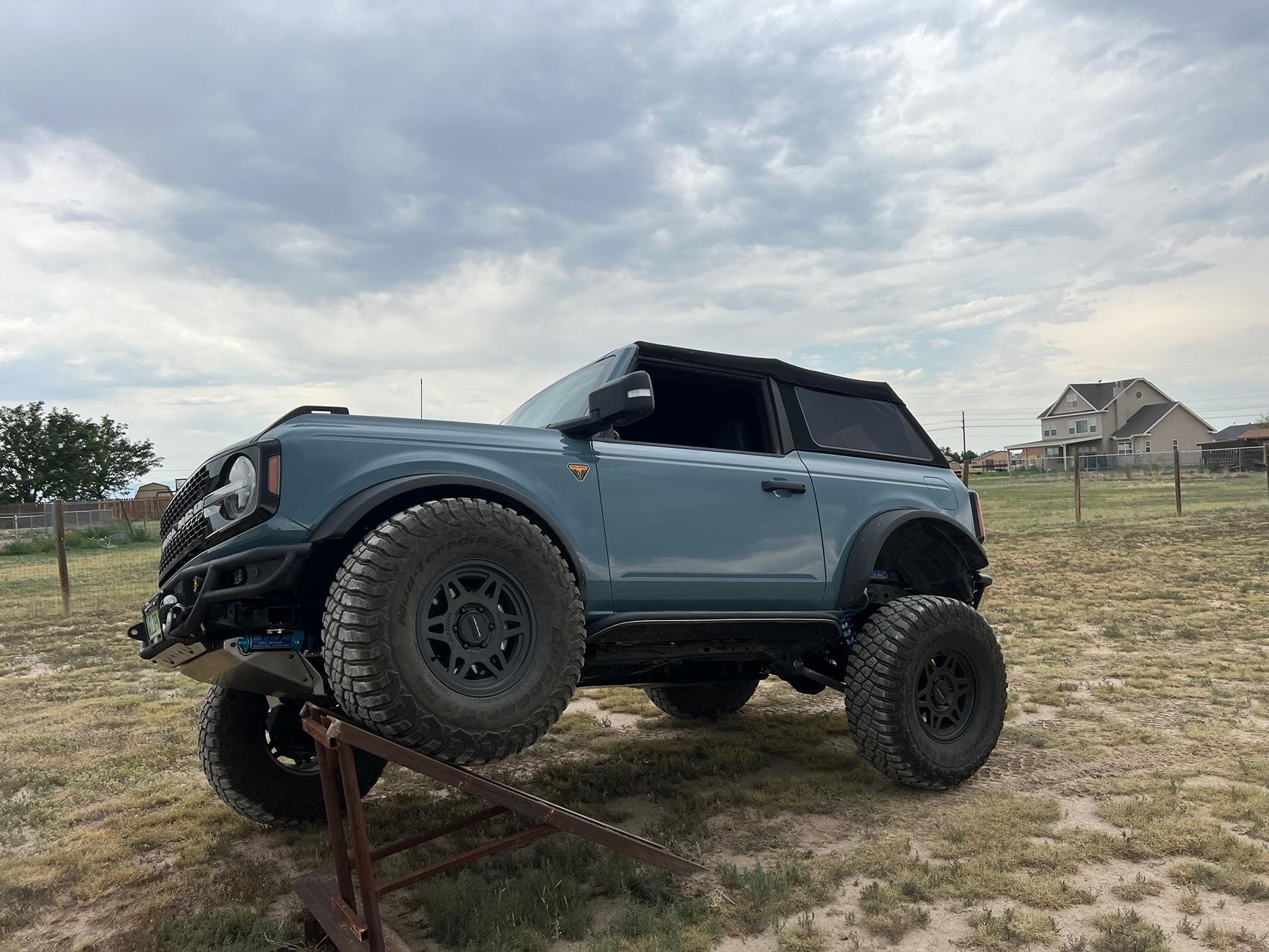Ford Bronco Rock Krawler Suspension coming Triangulated 4 link IMG_7335
