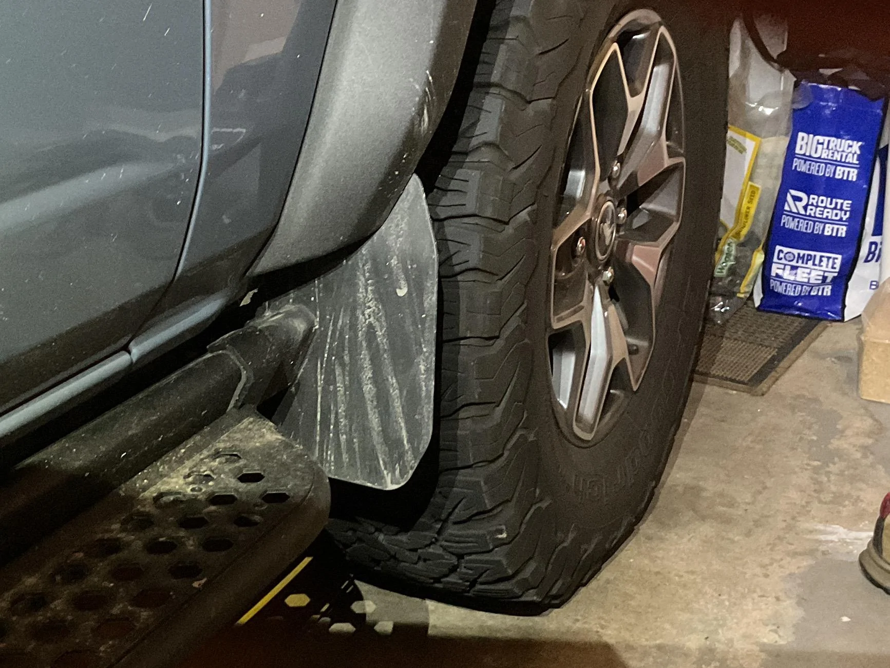 Ford Bronco IAG I Line Front Mud Flaps Installed imag