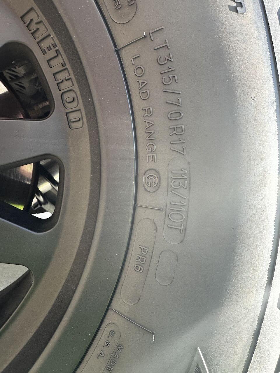 Ford Bronco BFG KO2 35" (315 x 70 R17) Forscan Tire Size Speedometer Programming (Solved) IMG_1931