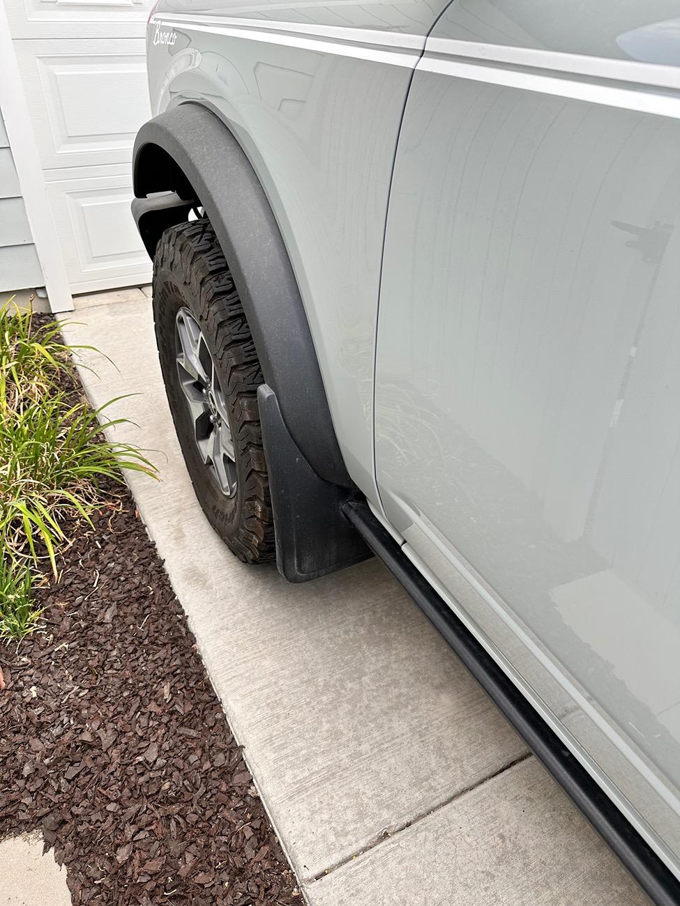 Ford Bronco IAG I Line Front Mud Flaps Installed tempImageJPIMlZ