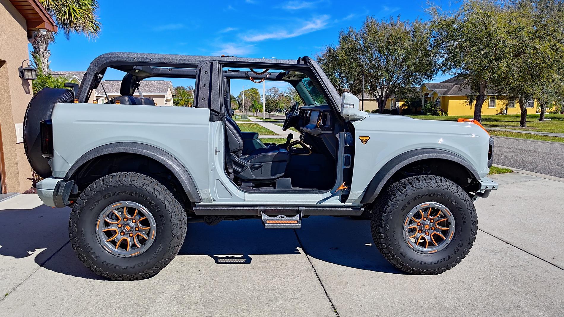 Ford Bronco LineX-Paint MIC Top QUESTIONS Bronco sticker pic