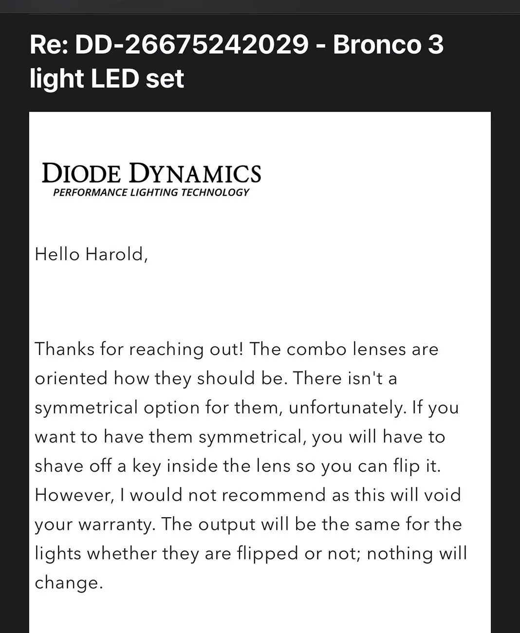 Ford Bronco Diode Dynamic lights IMG_9832