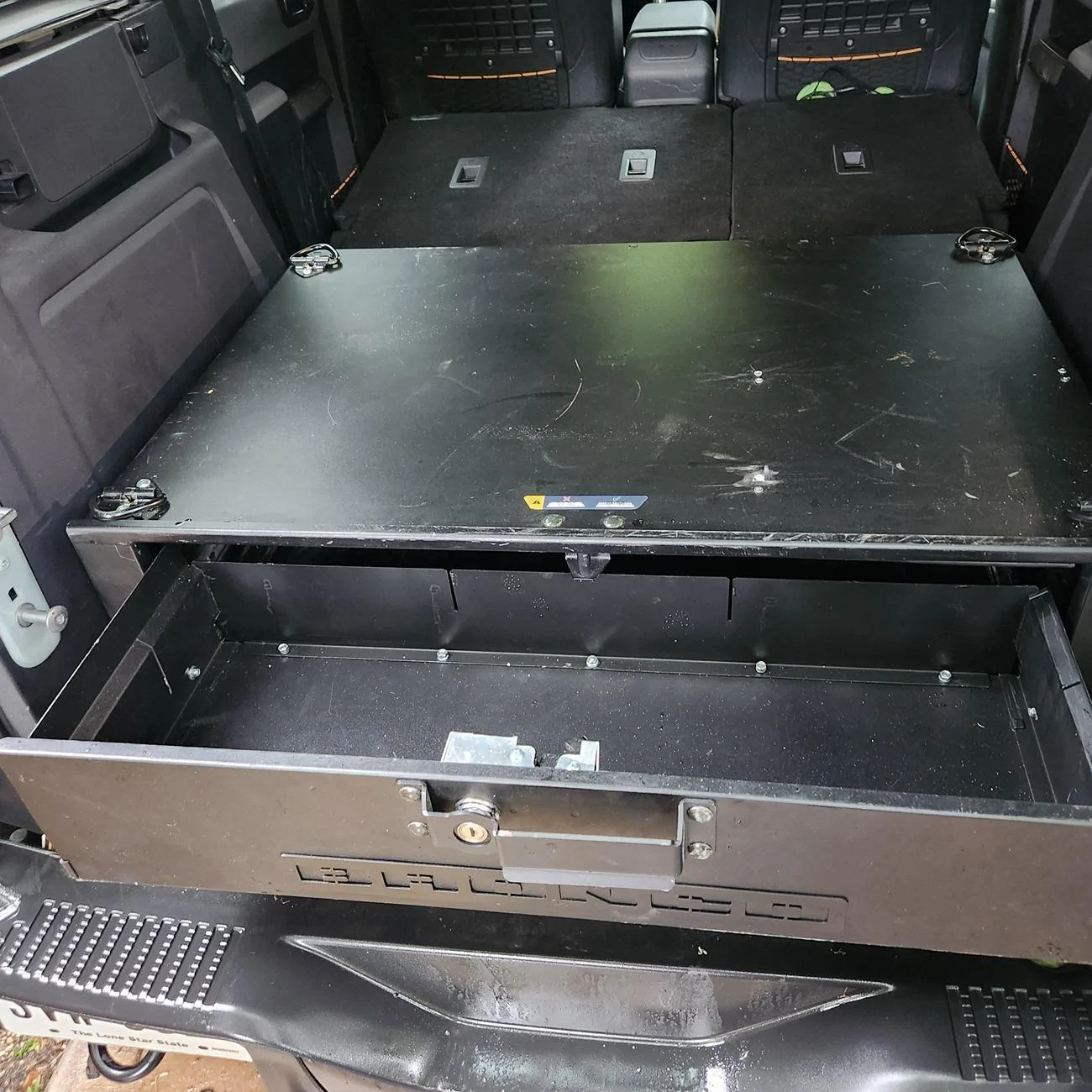 Ford Bronco Removable MTI Acoustic Downfire Subwoofer Box 4