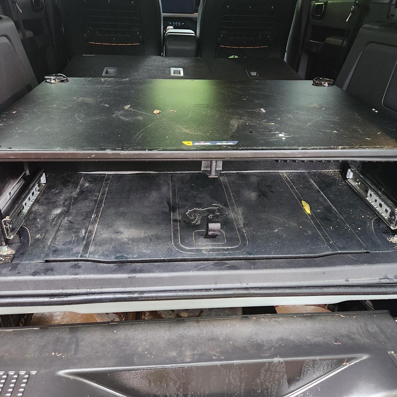Ford Bronco Removable MTI Acoustic Downfire Subwoofer Box 5