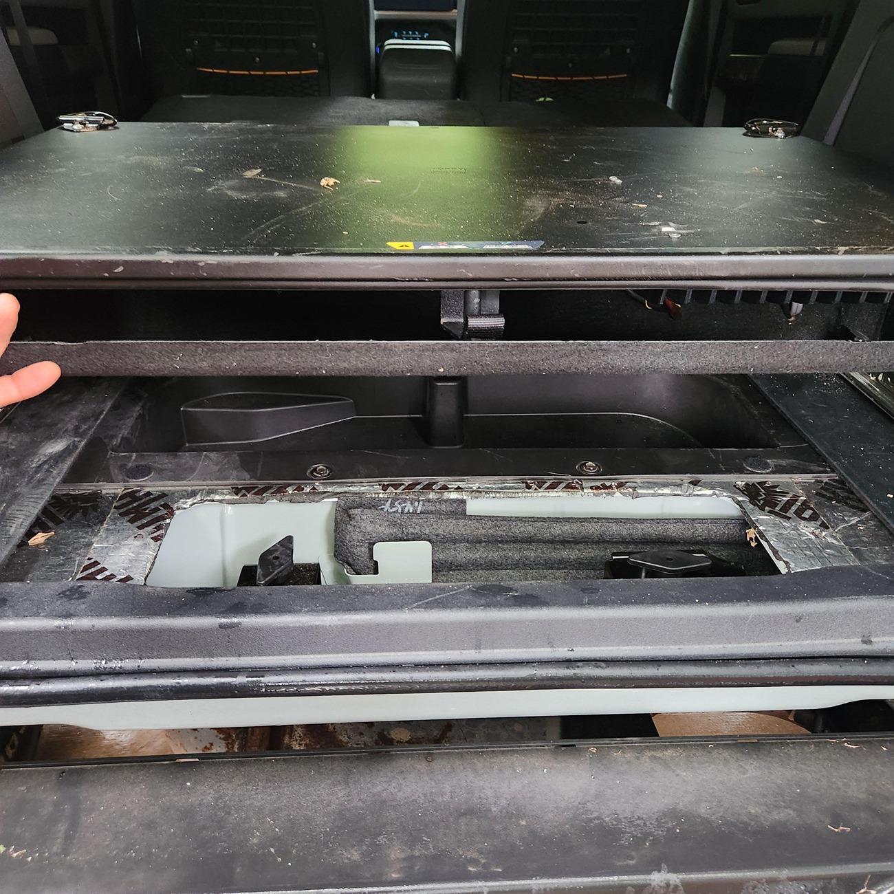 Ford Bronco Removable MTI Acoustic Downfire Subwoofer Box 6