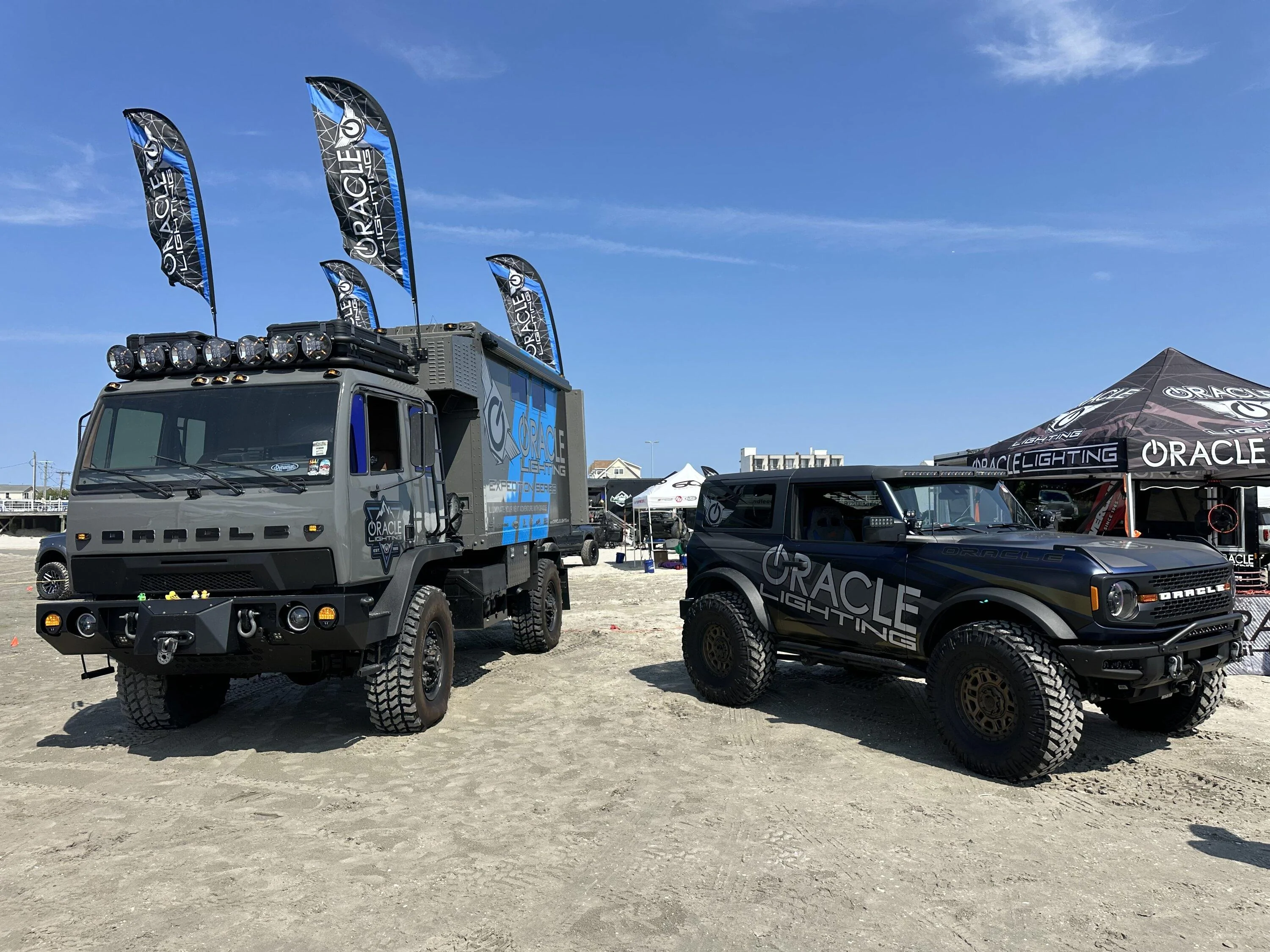 Ford Bronco We're in a Beachy Mood!!! Show us your Rig on Sand! ORACLE_Lights_Beach_Bronco