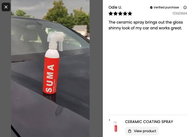 Ford Bronco SUMA Ceramic Coating Spray | Customer's Reviews Screenshot_2024-07-23_at_4.14.14_PM