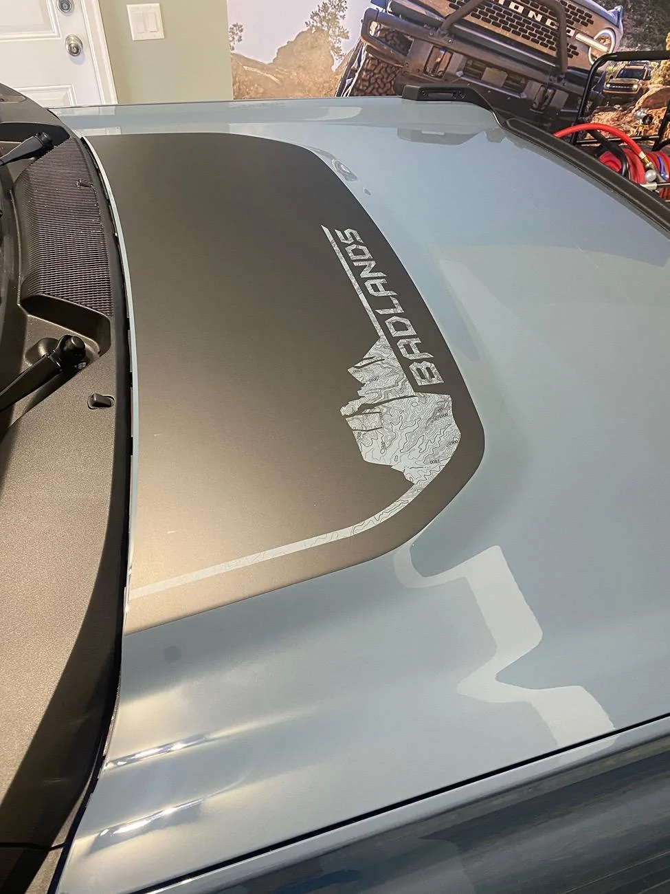 Ford Bronco Badlands (SD) Hood Overlay 2.0 IMG_9995