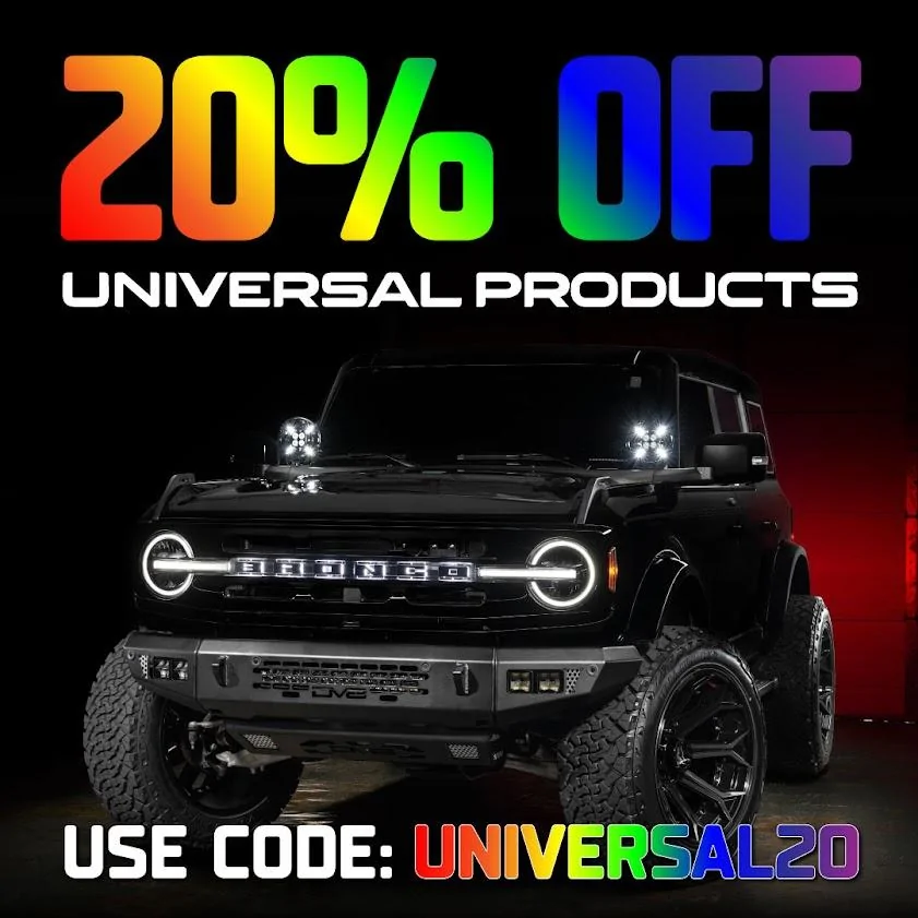 Ford Bronco ORACLE Lighting: UNIVERSAL LIGHTS 20% OFF SALE (See inside for details) ORACLE_Lighting_LED_universal-promo-bronco