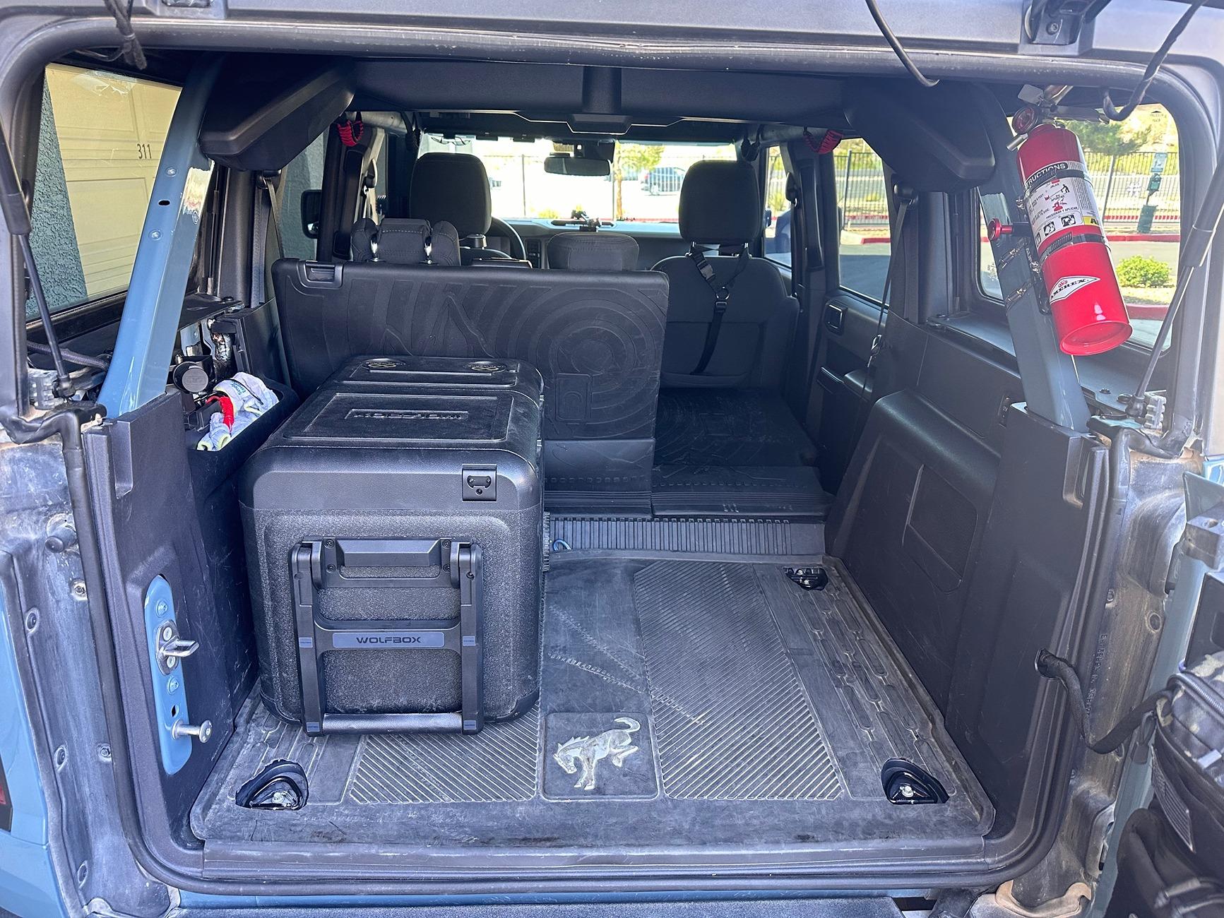 Ford Bronco Wolfbox Fridge / Cooler - 19QT vs. 39QT Review :) IMG_7784