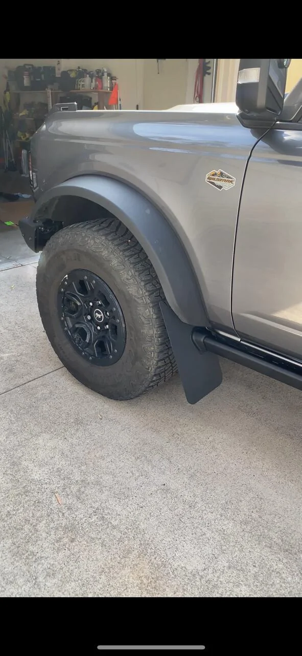 Ford Bronco BluMak3D Front Mud Flaps - Review/Mod (OEM Quality / Removable!) IMG_7307
