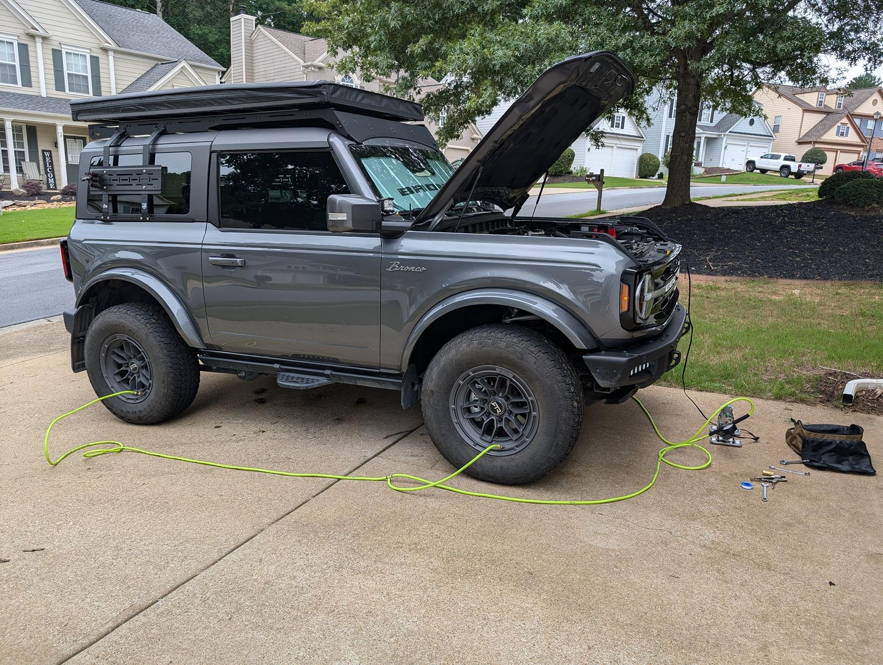 Ford Bronco What did you do TO / WITH your Bronco today? 👨🏻‍🔧🧰🚿🛠 1000007792