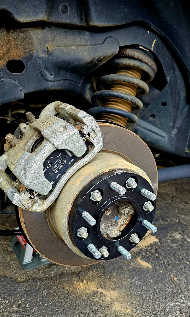 Ford Bronco Anyone running 1 inch wheel spacers? 20240727_113203