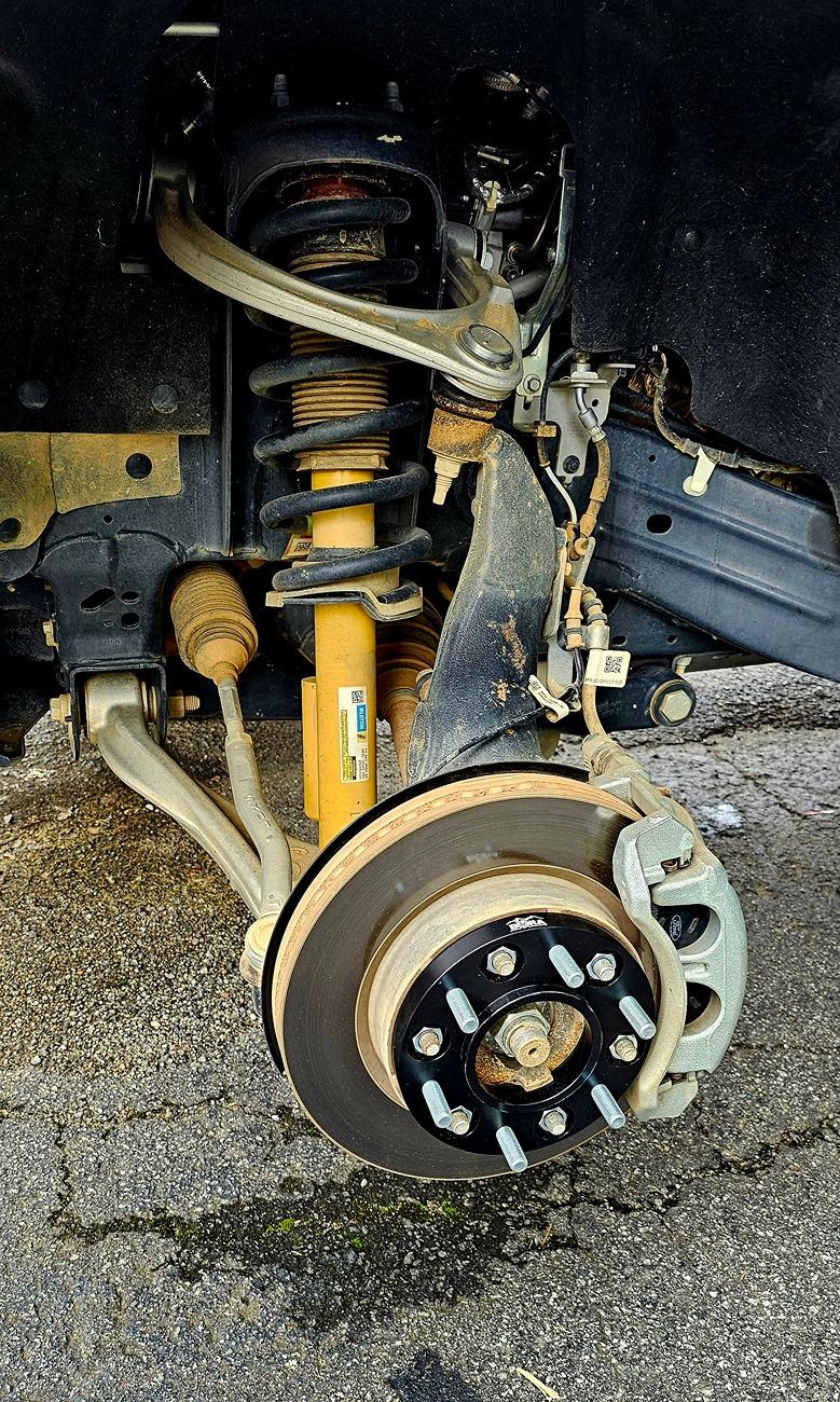 Ford Bronco Anyone running 1 inch wheel spacers? 20240727_123834