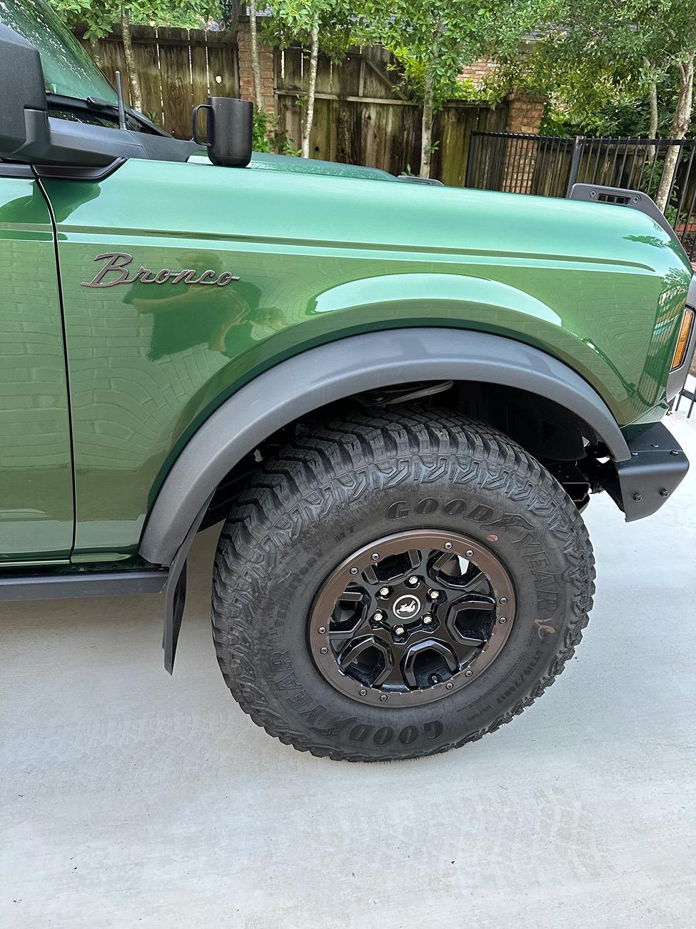 Ford Bronco Bronco Letters on Eruption Green IMG_2656