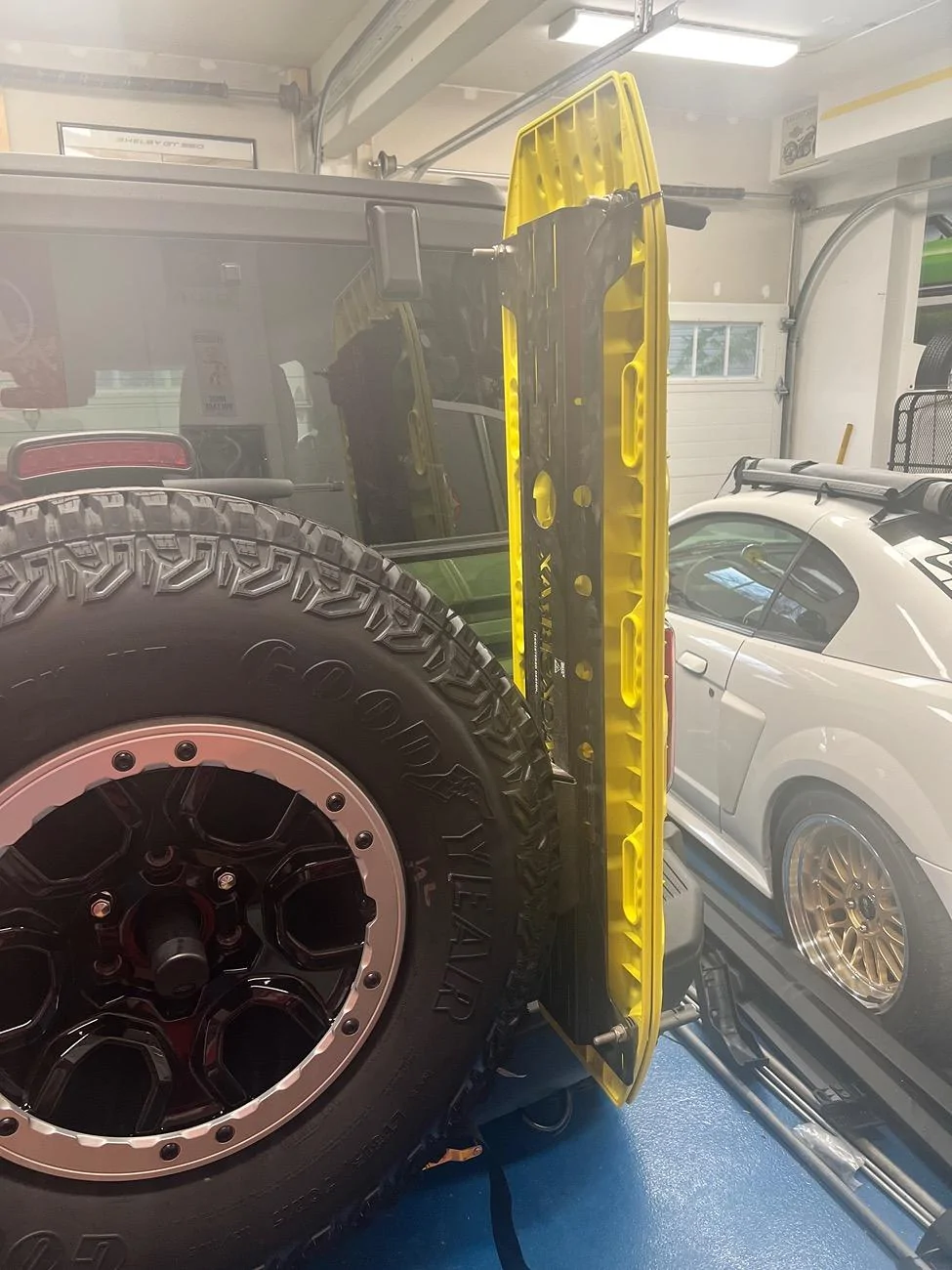 Ford Bronco Maxtrax mounting options with a soft top Bronco IMG_2199