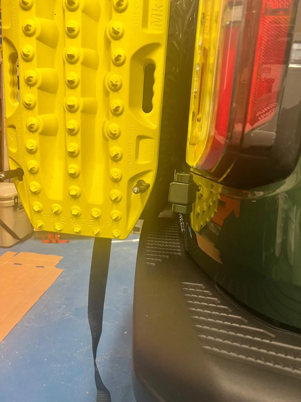 Ford Bronco Maxtrax mounting options with a soft top Bronco IMG_2201