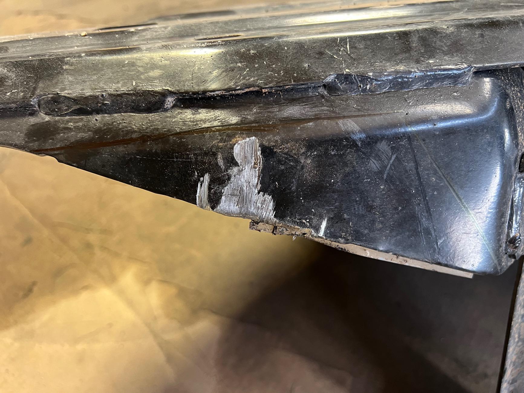 Ford Bronco Cracked Upper Trailing Arm Mount IMG_7326