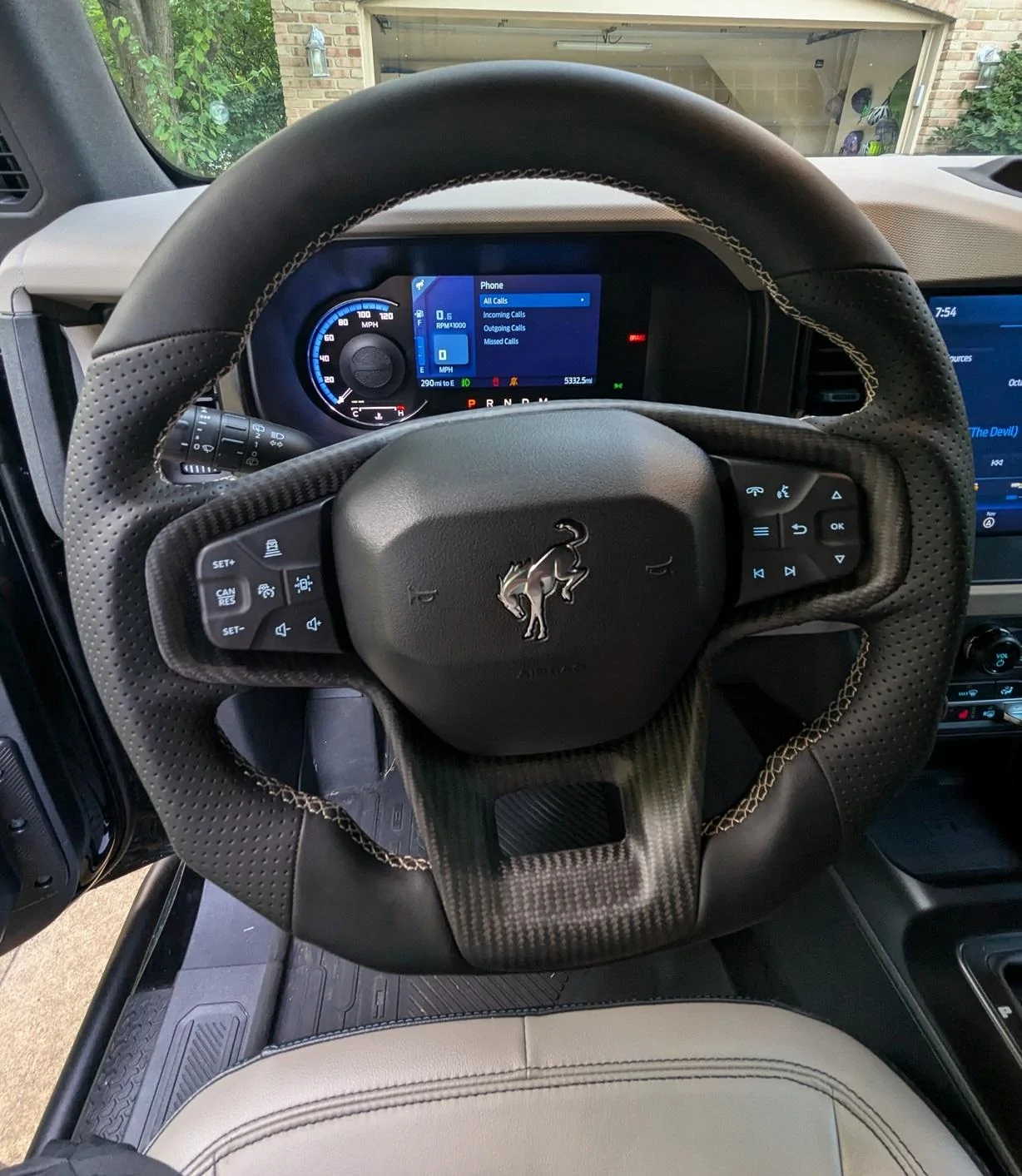 Ford Bronco New steering wheel from Carbontastic new bronco wheel