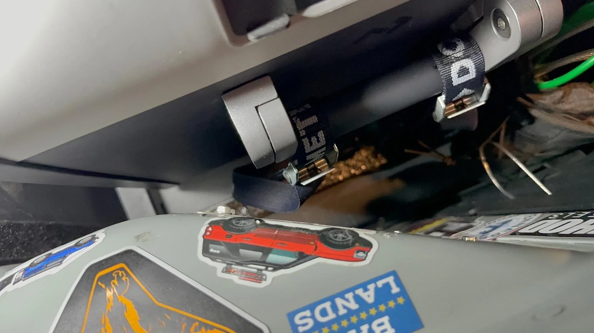 Ford Bronco DIY rear cargo floor platform with Fridge slide IMG_2547