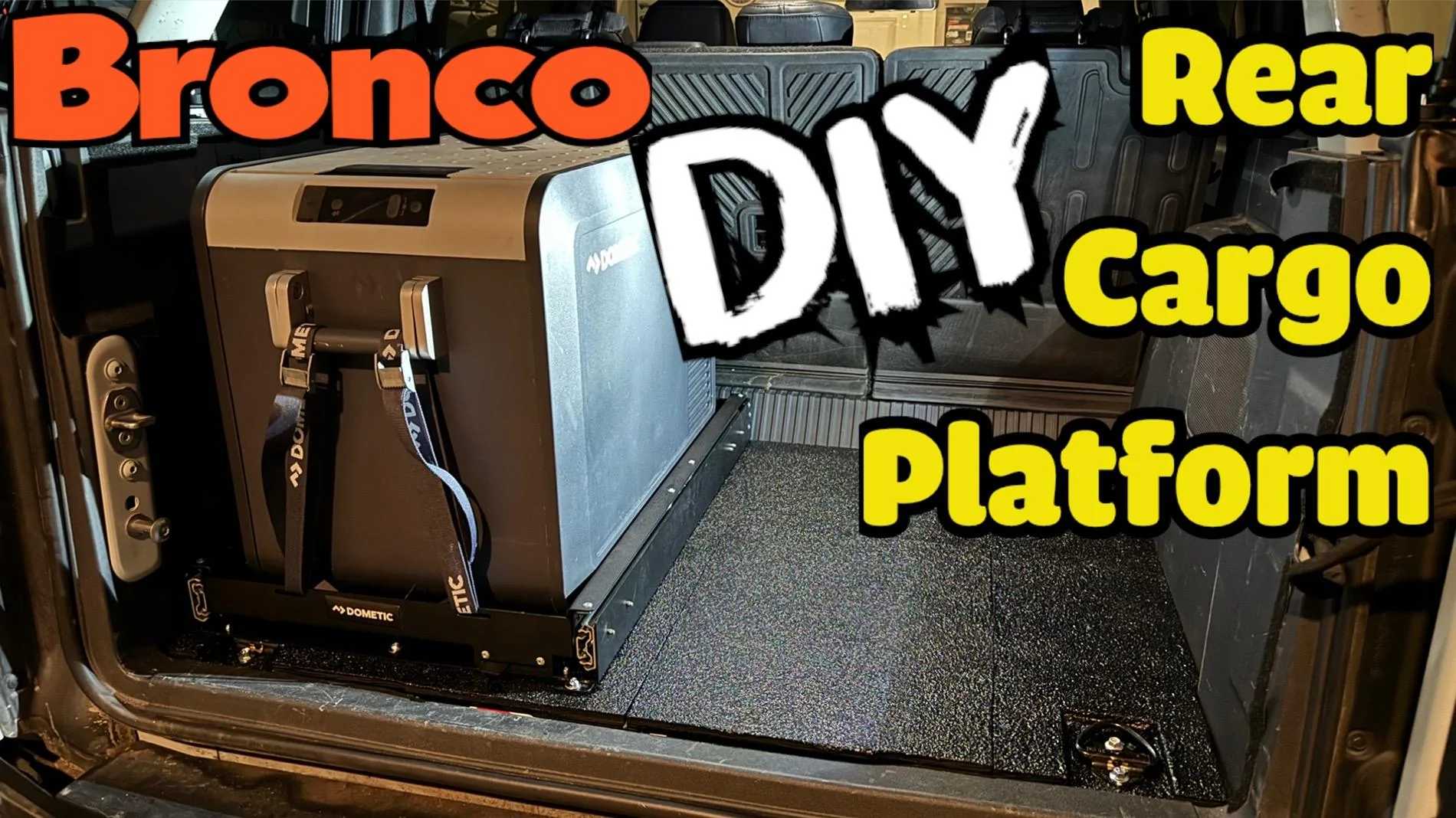 Ford Bronco DIY rear cargo floor platform with Fridge slide IMG_0170
