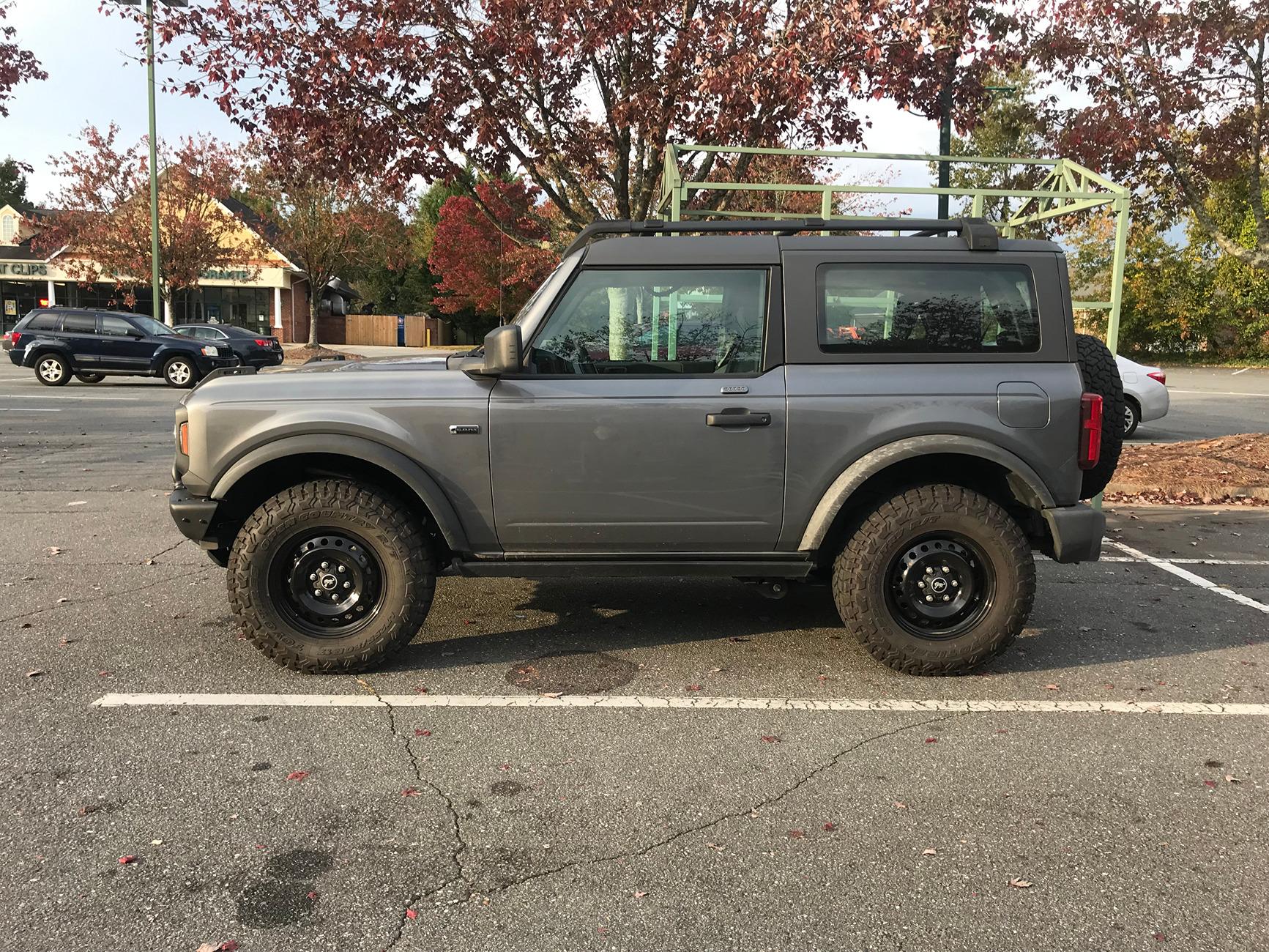Ford Bronco Suspension Lift or Spacers Before Badlands Bilsteins - 20OCT2023