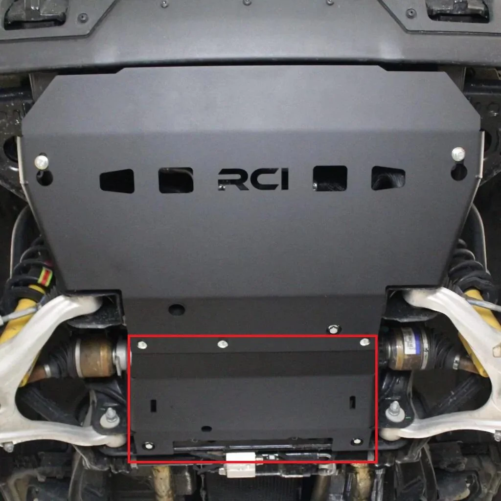 Ford Bronco Under engine armor, Oil drain RCI