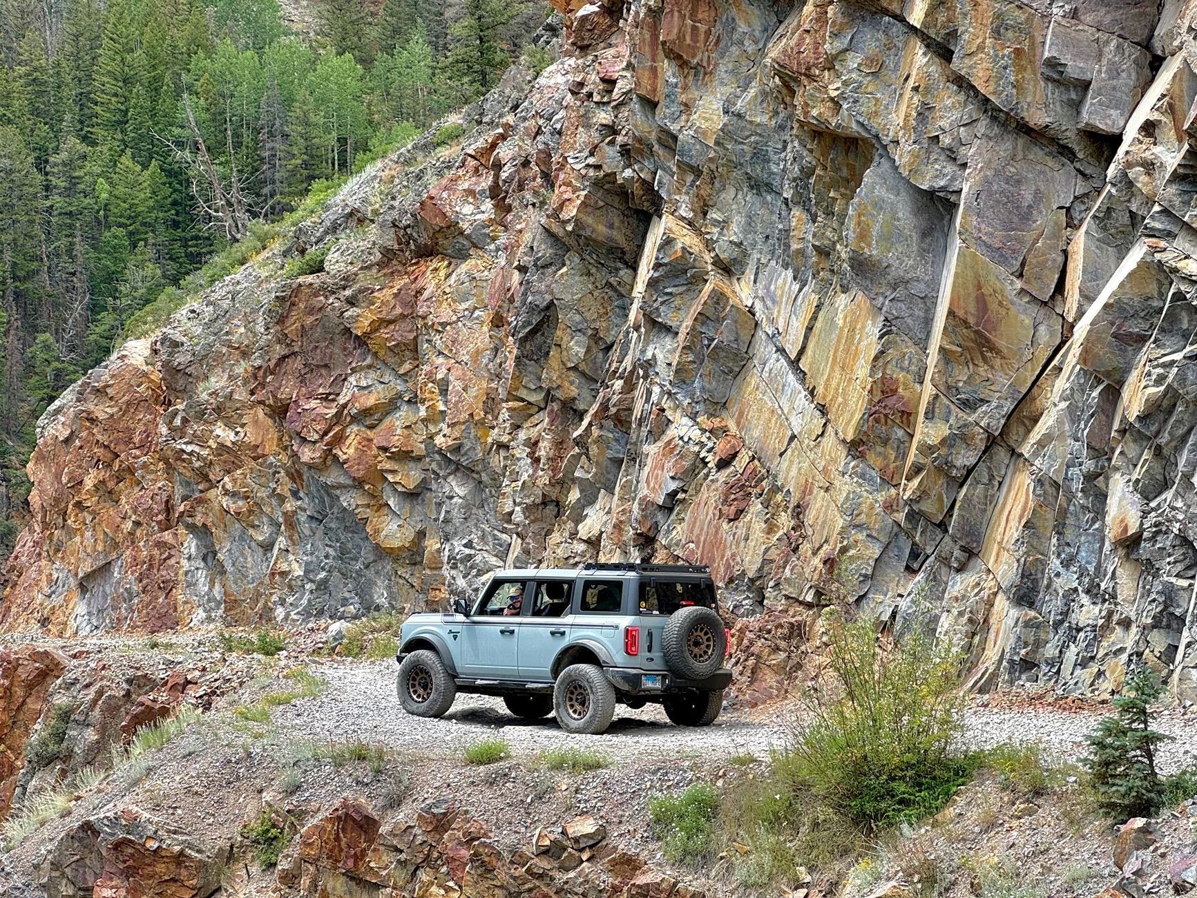 Ford Bronco Imogene Pass in July IMG_5737
