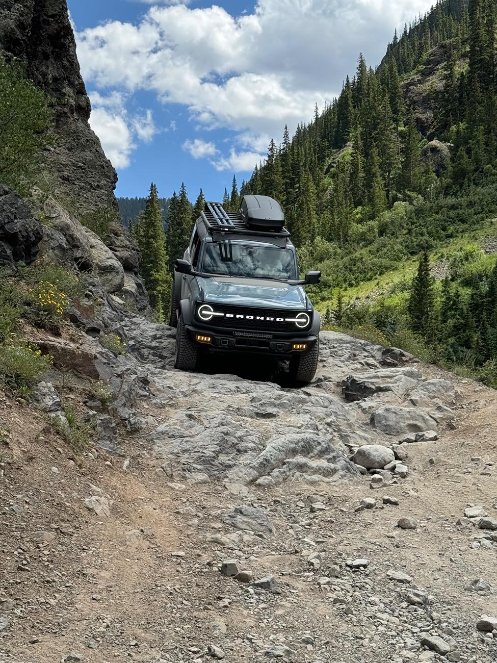 Ford Bronco Imogene Pass in July IMG_5713